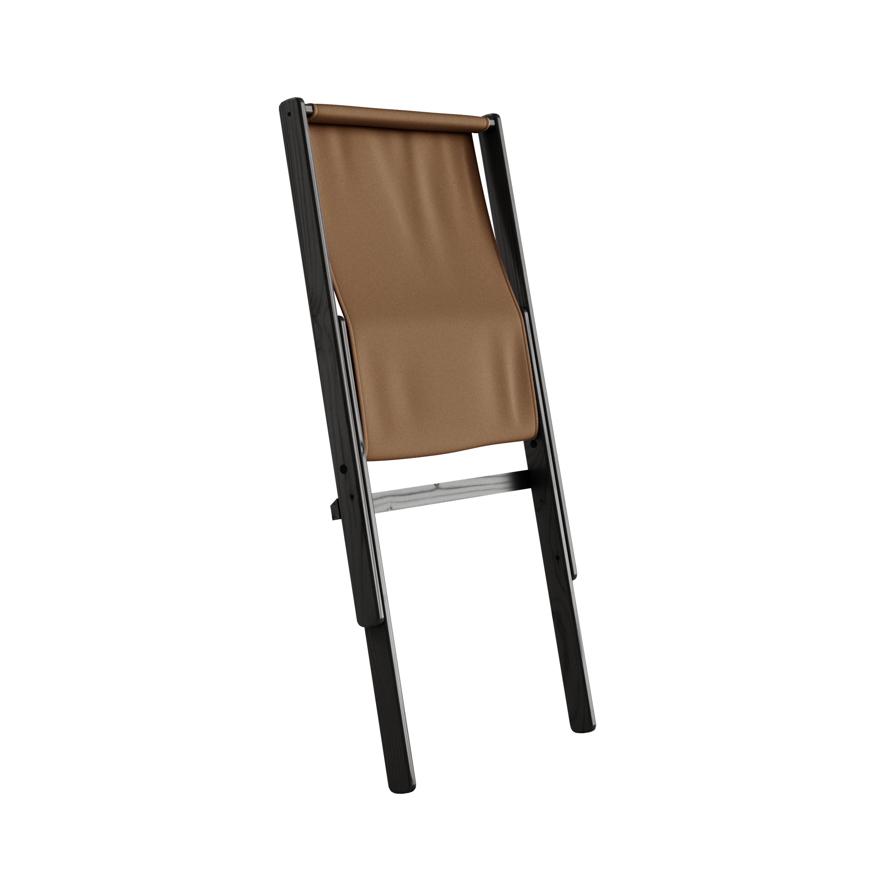 BOOGIE BLACK LACQUERED BEECH W. BOOGIE MATTRESS MOCCA