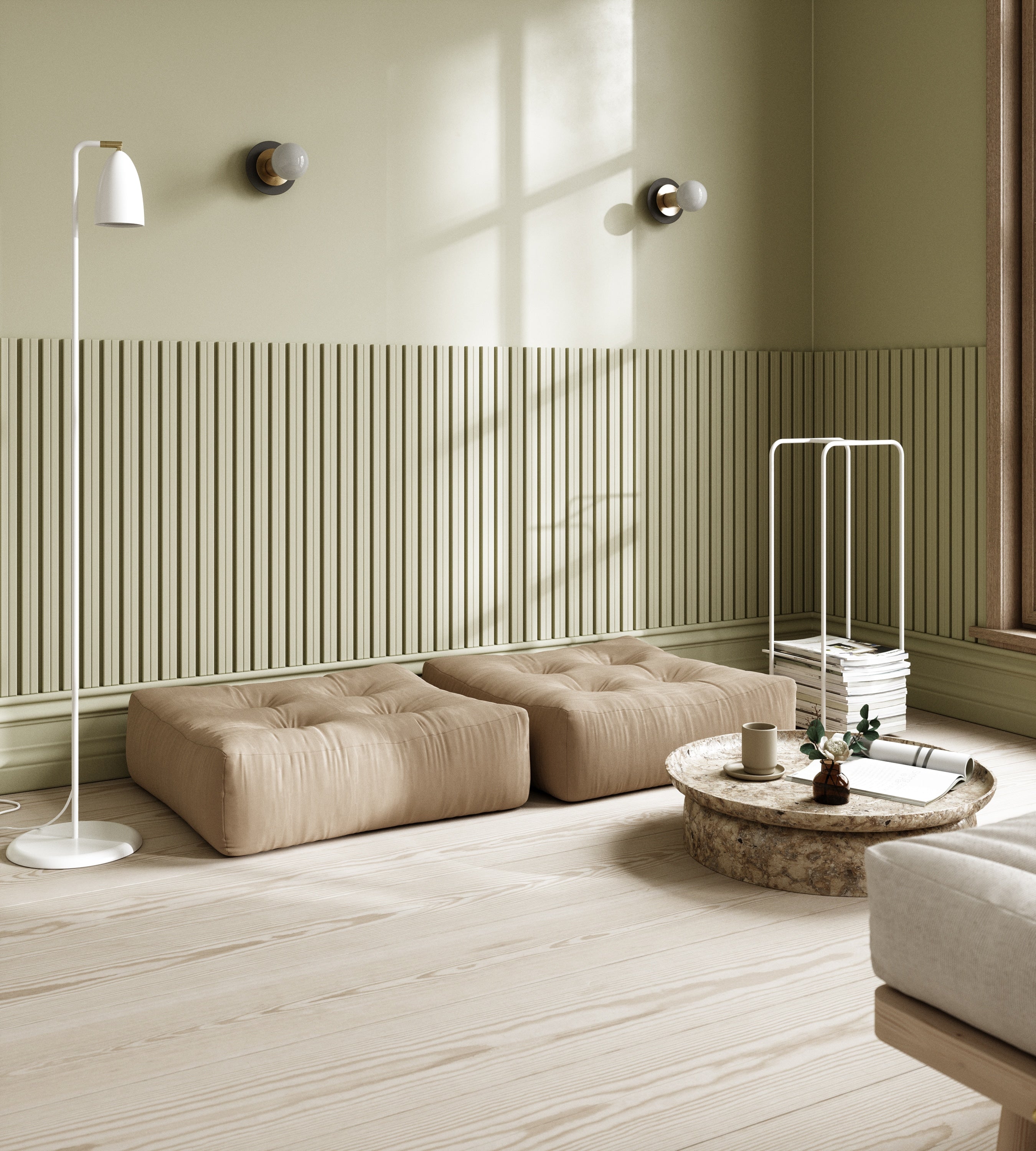 MORE POUF WHEAT BEIGE