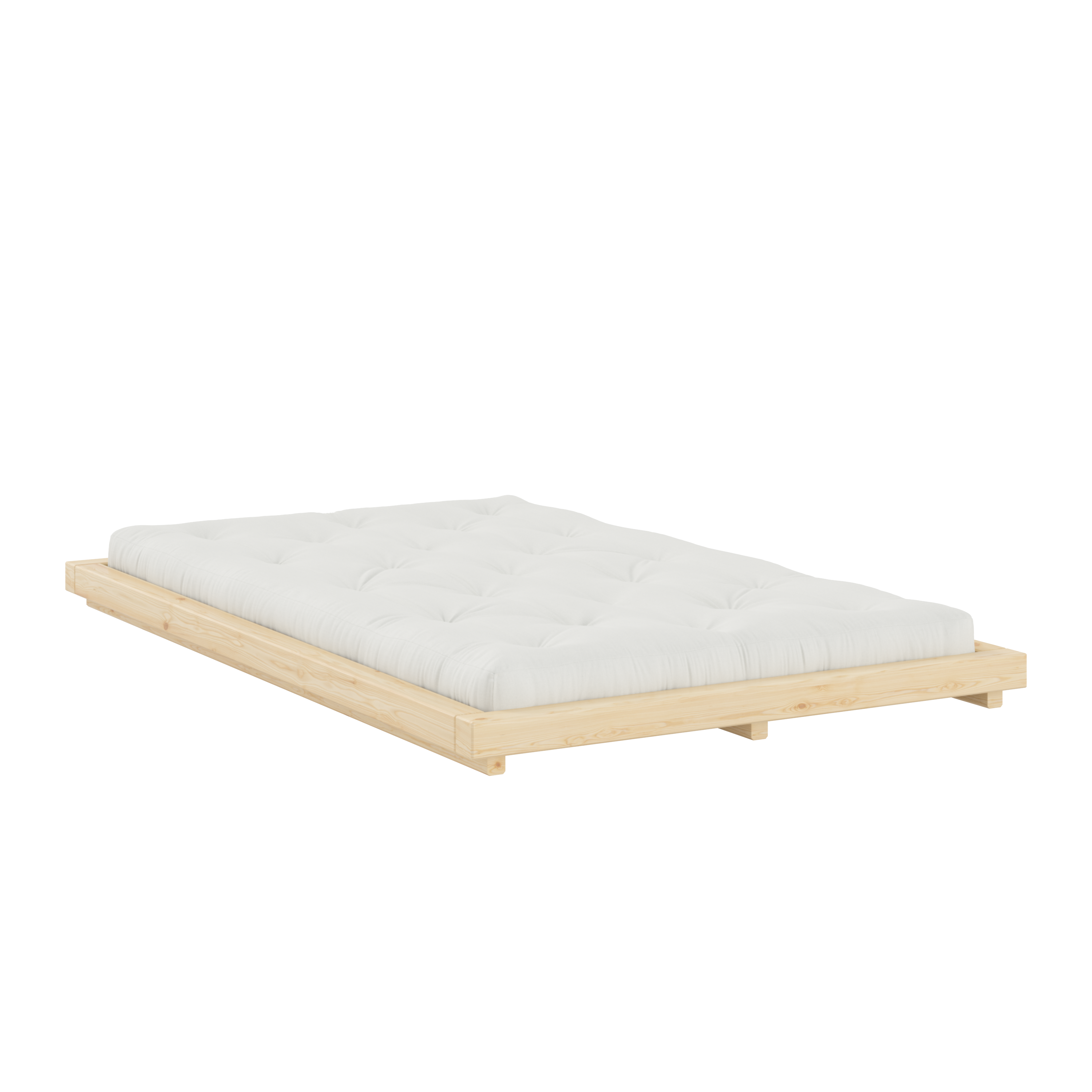 DOCK BED CLEAR LACQUERED 120 X 200