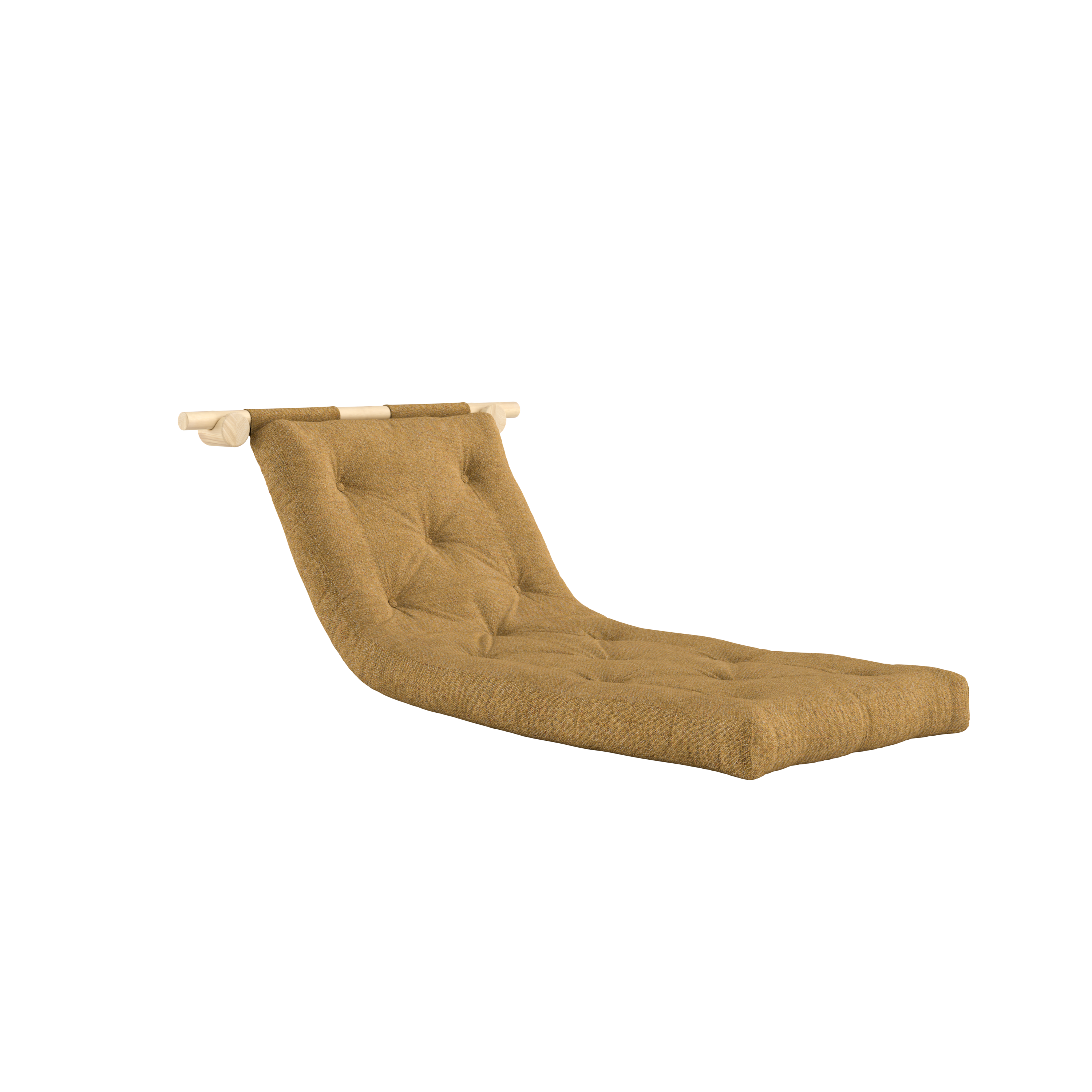 HOOKED RAW 75 X 200 W. BRAVO MATTRESS GOLDEN OCHRE