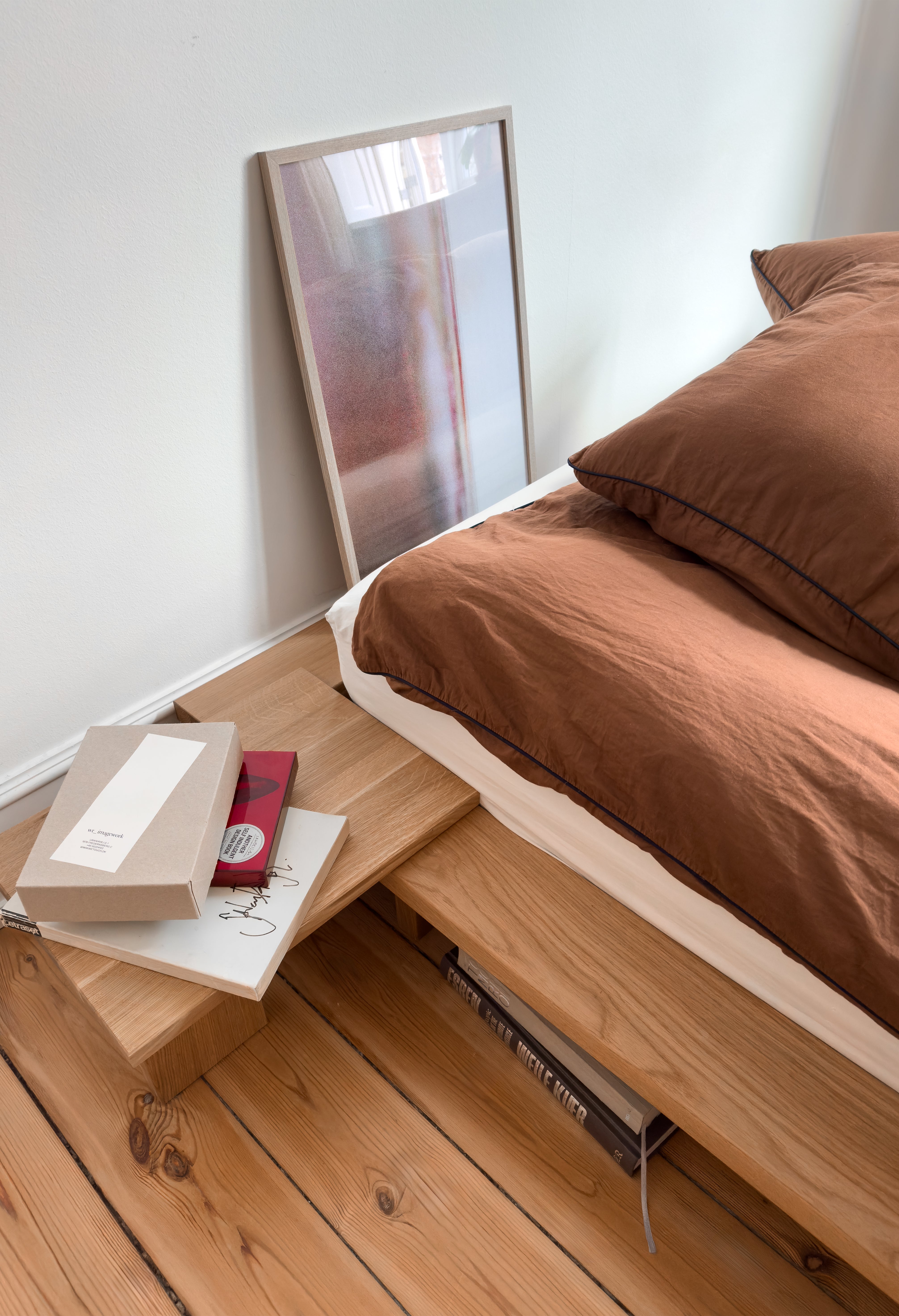 JAPAN BED OAK 90 X 200