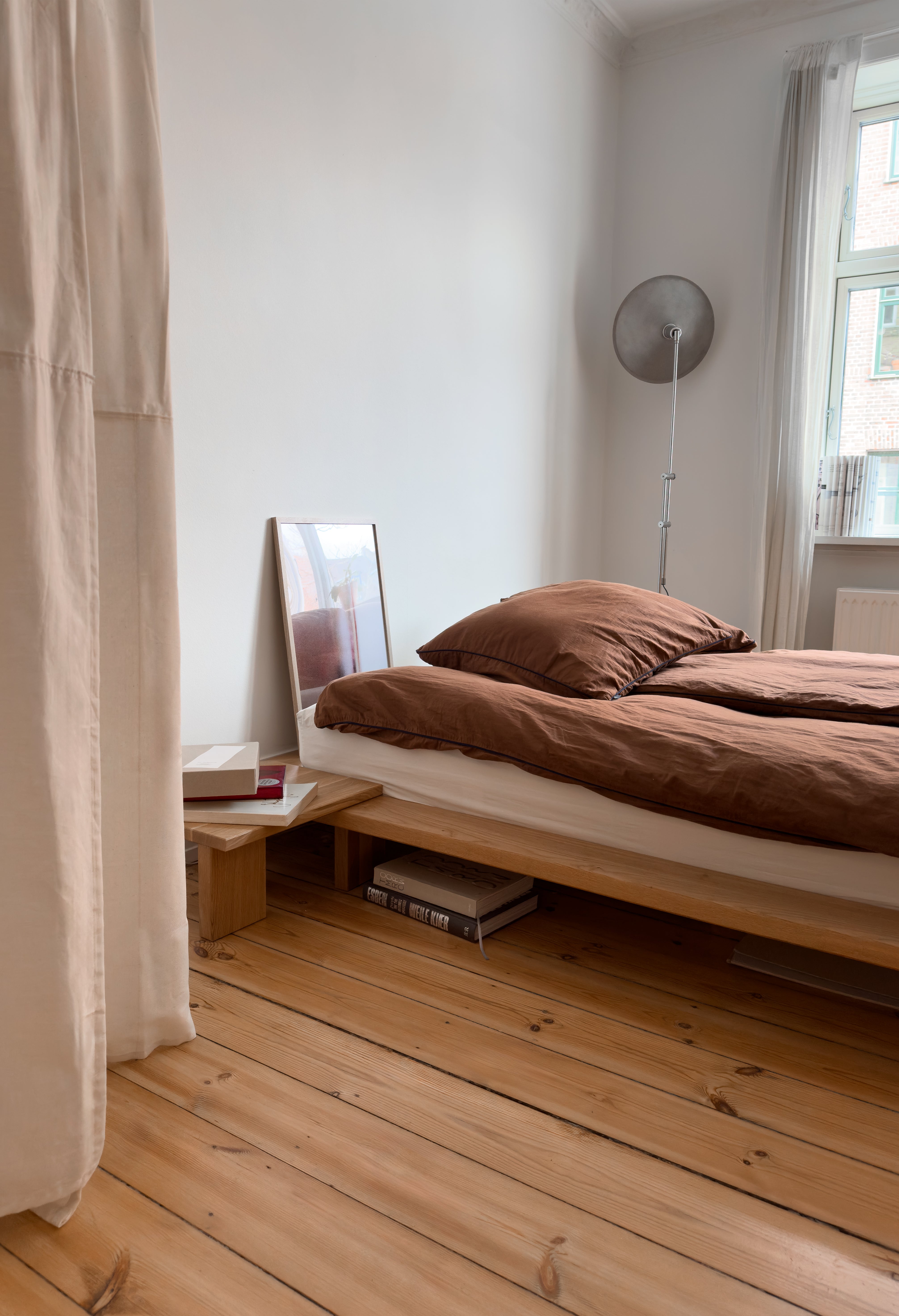 JAPAN BED OAK 90 X 200