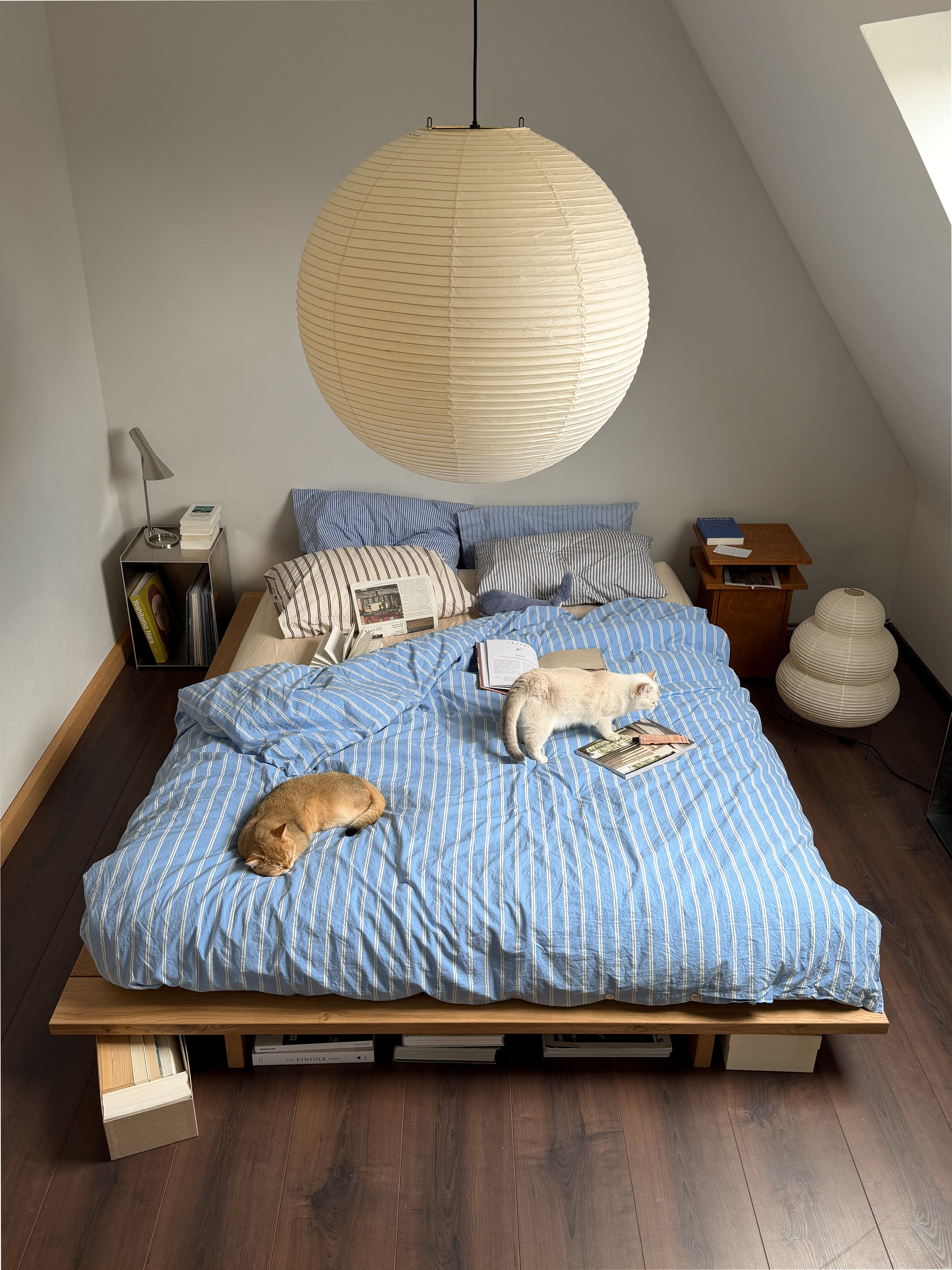 JAPAN BED OAK 90 X 200