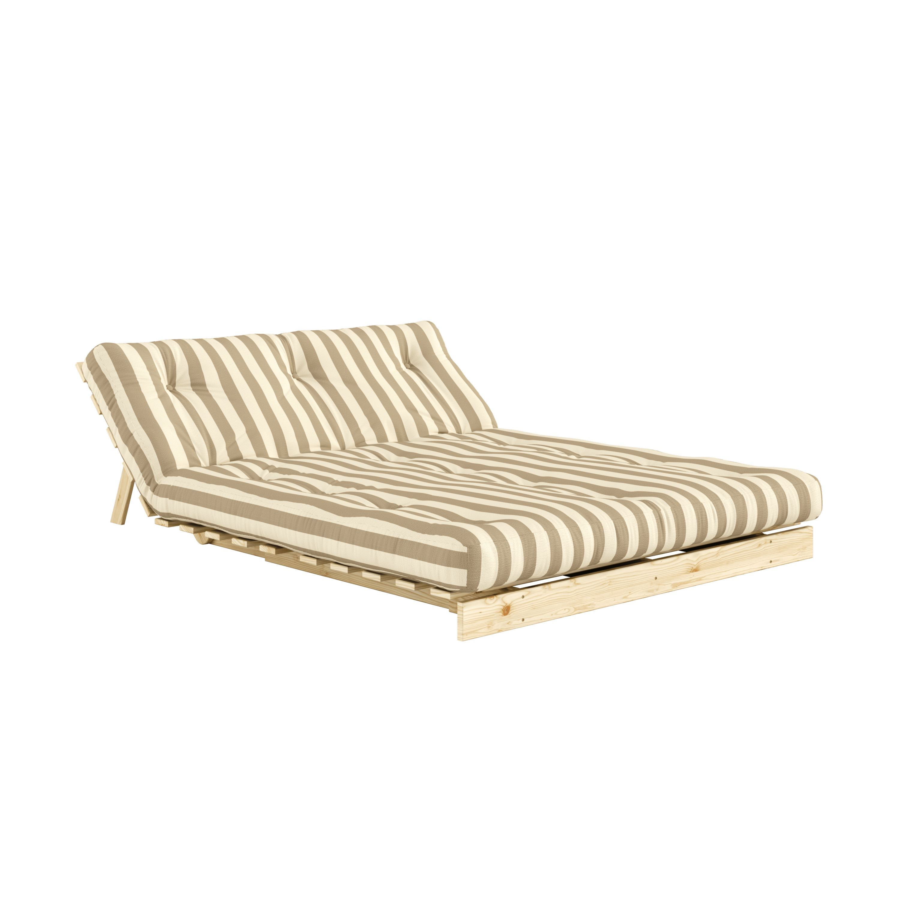 ROOTS RAW 140 X 200 W. ROOTS MATTRESS CREAM-SAND