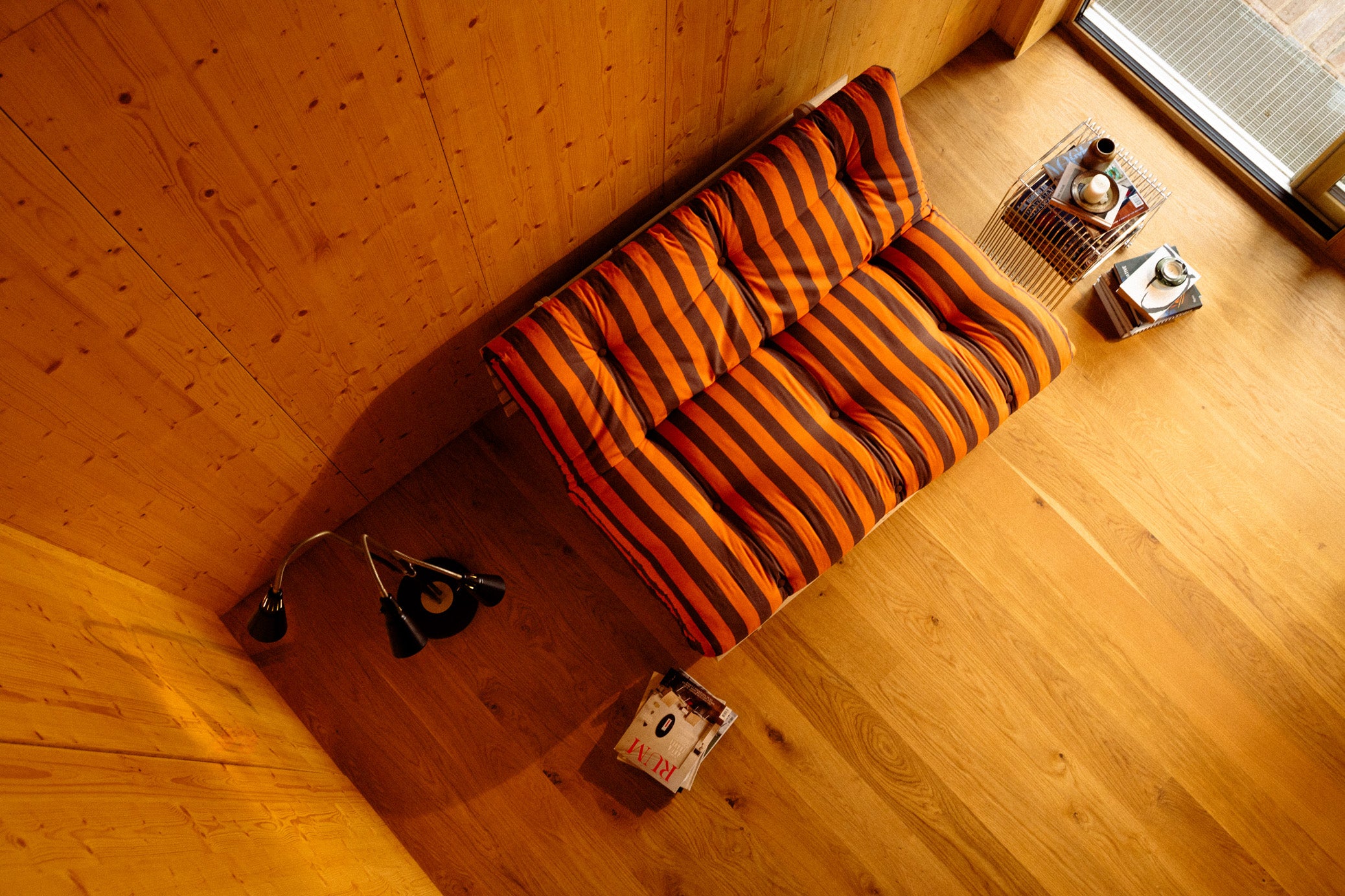 ROOTS RAW 140 X 200 W. ROOTS MATTRESS ORANGE-BROWN