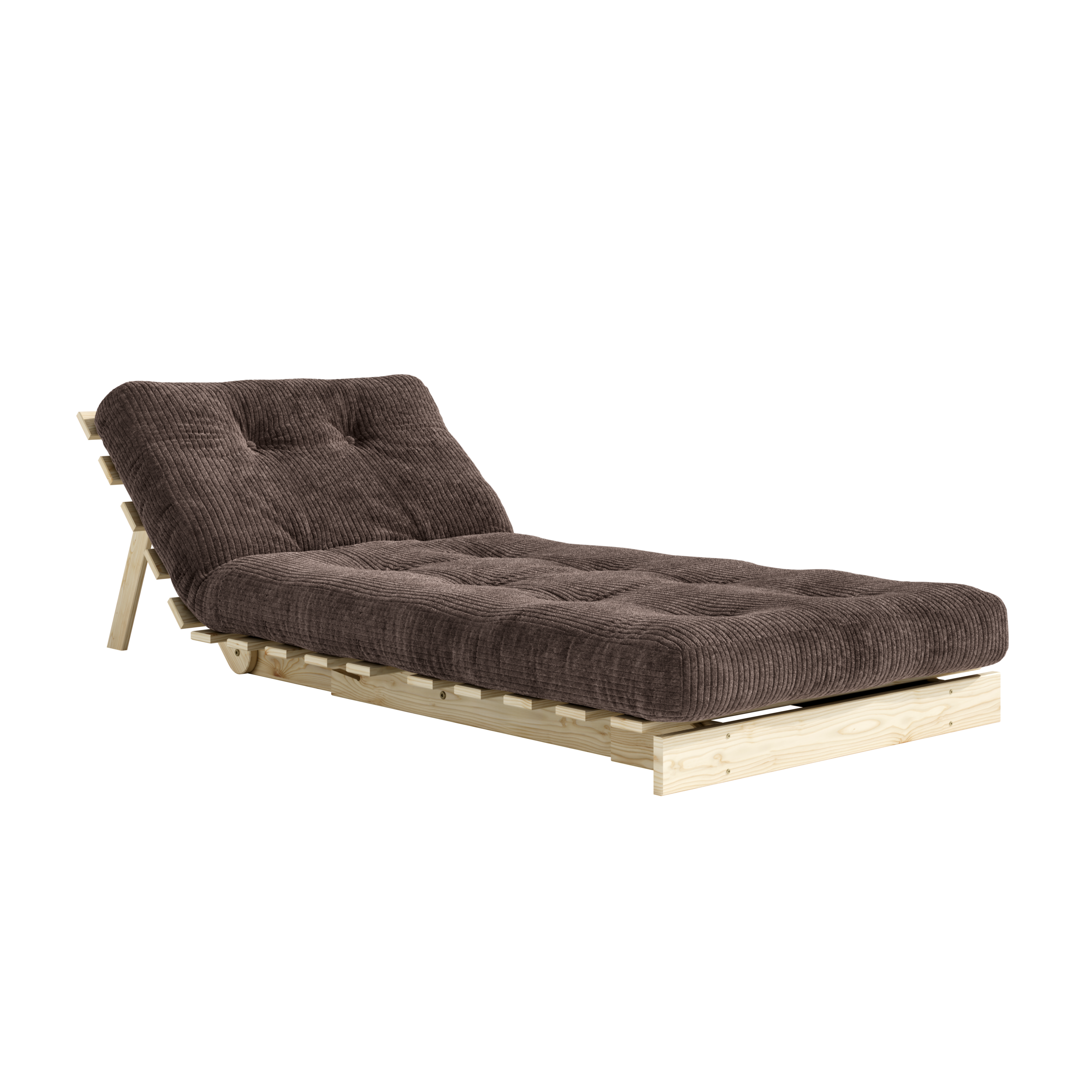 ROOTS RAW 90 X 200 W. ROOTS MATTRESS DARK COCOA