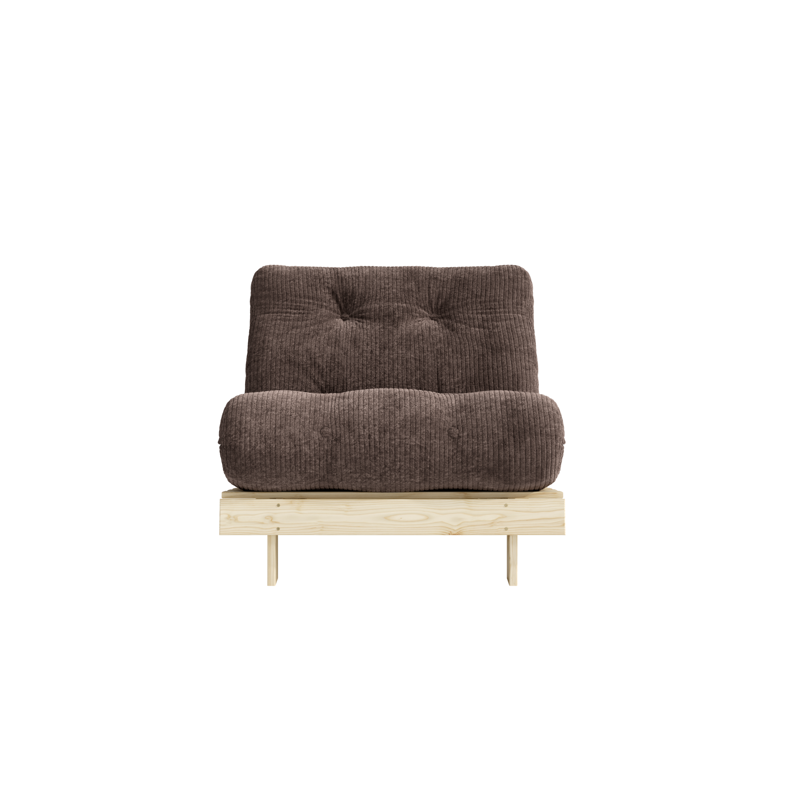 ROOTS RAW 90 X 200 W. ROOTS MATTRESS DARK COCOA