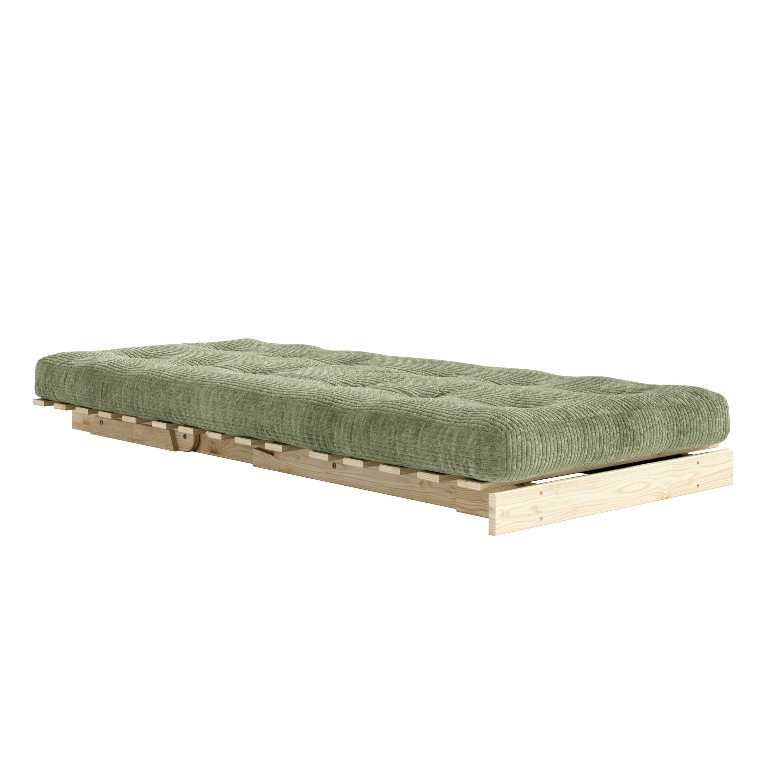 ROOTS RAW 90 X 200 W. ROOTS MATTRESS KHAKI GREEN