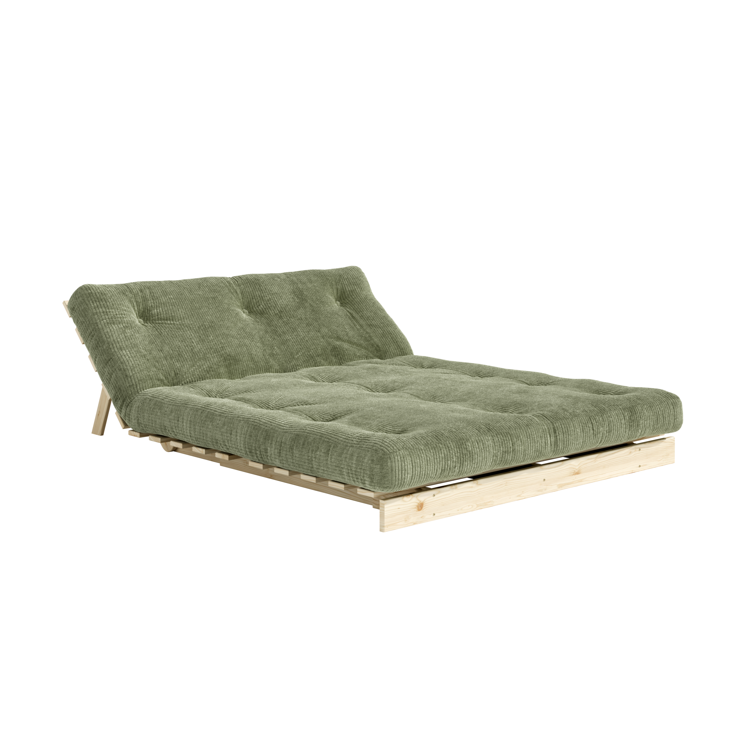 ROOTS RAW 140 X 200 W. ROOTS MATTRESS KHAKI GREEN