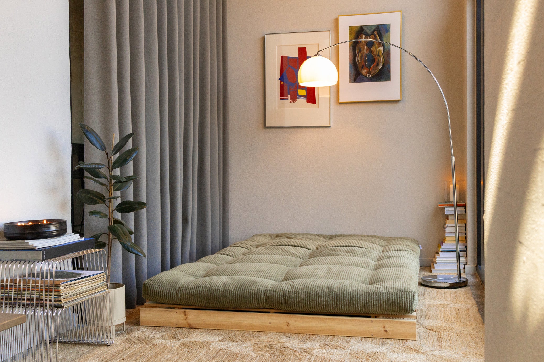 ROOTS ROOTS RAW 140 X 200 W. ROOTS MATTRESS DARK COCOA