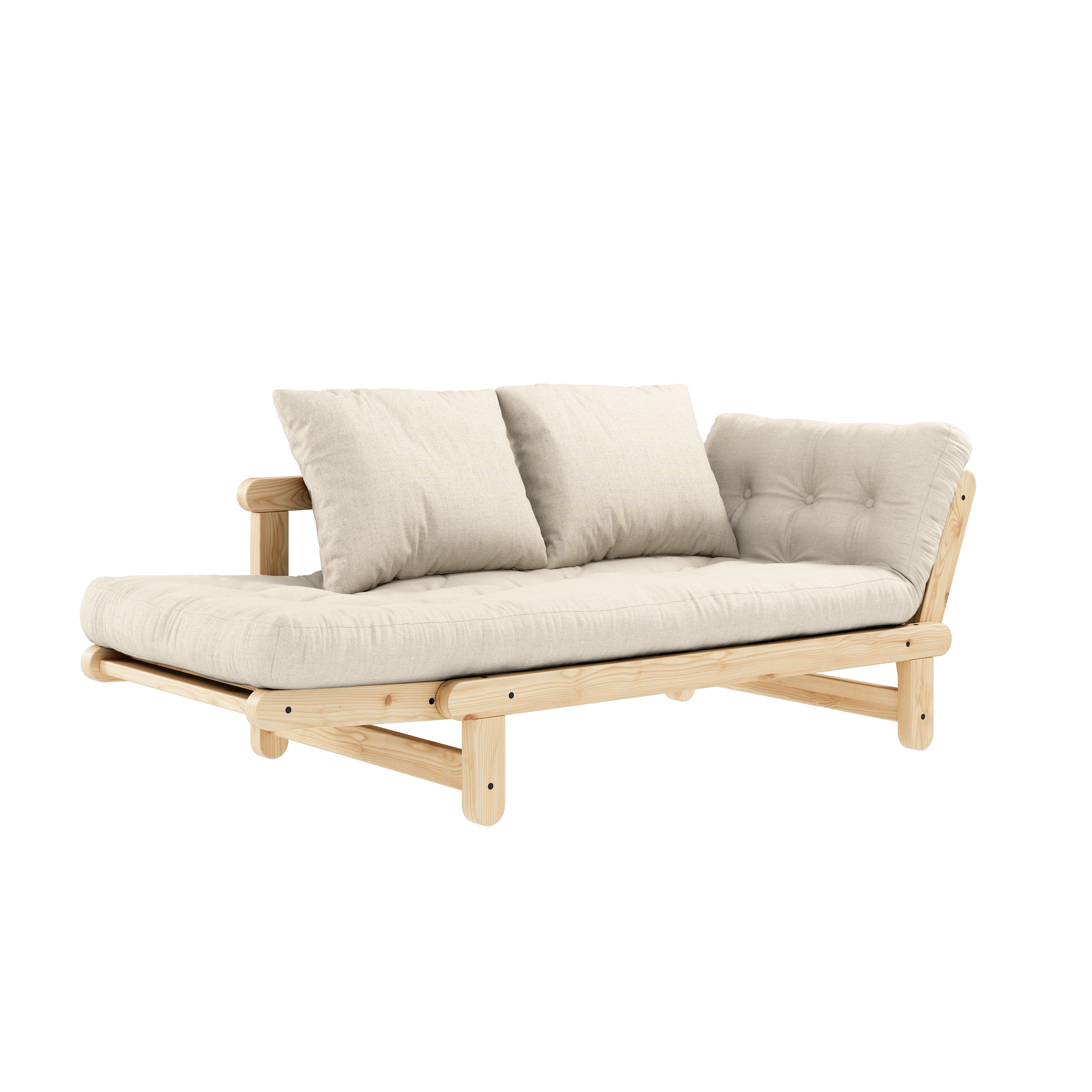 BEAT CLEAR LACQUERED W. BEAT MATTRESS SET LINEN