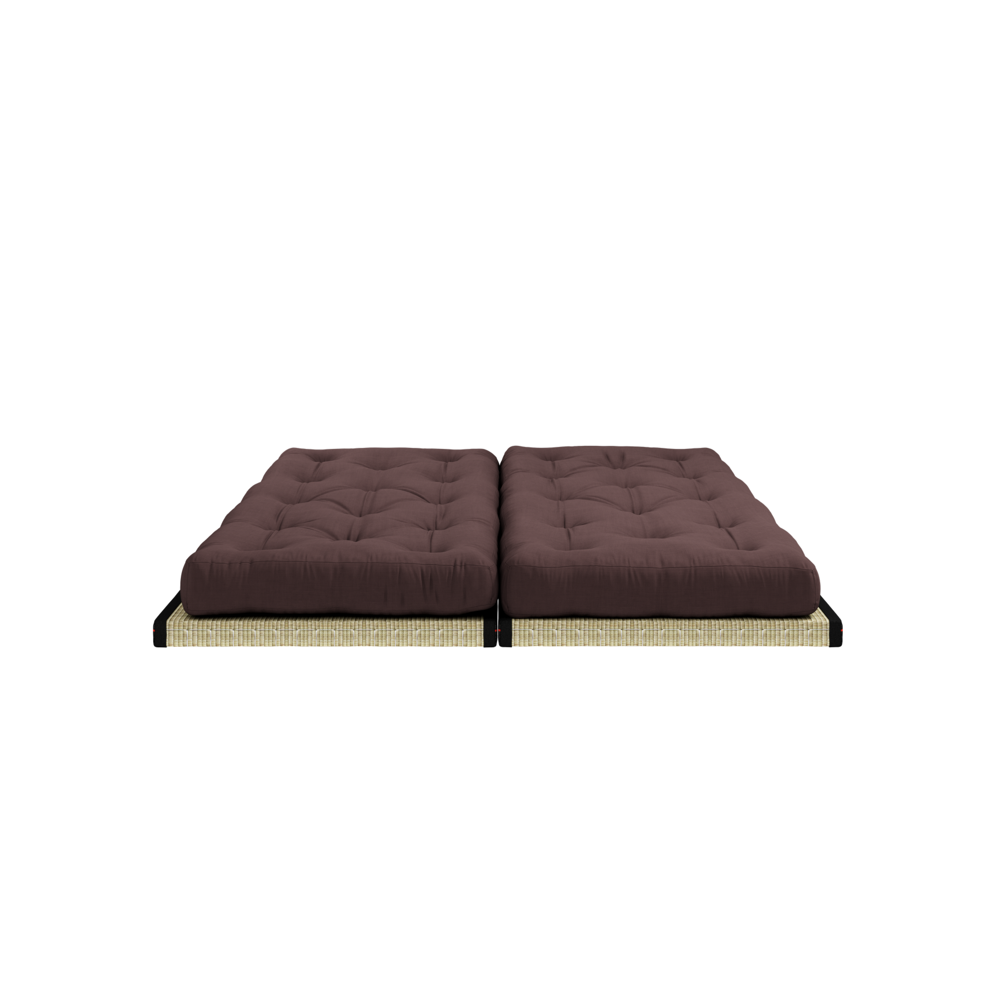 CHICO BROWN W. 2 TATAMI 80 X 200 W. 2 CHICO MATTRESS SET BROWN