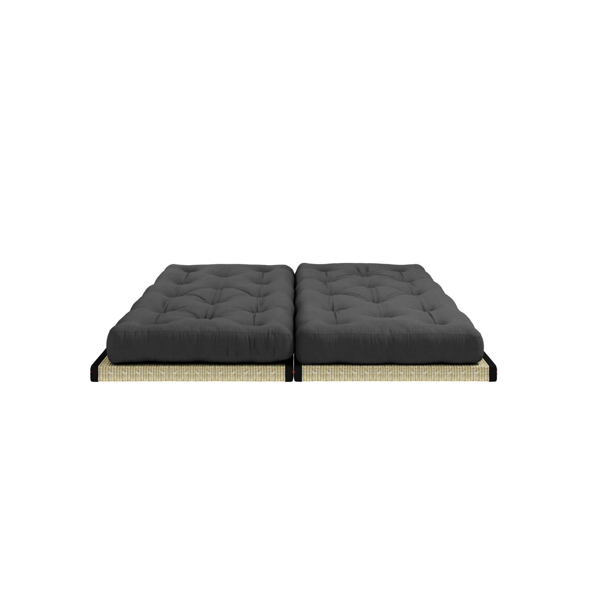 CHICO DARK GREY W. 2 TATAMI 80 X 200 W. 2 CHICO MATTRESS SET DARK GREY