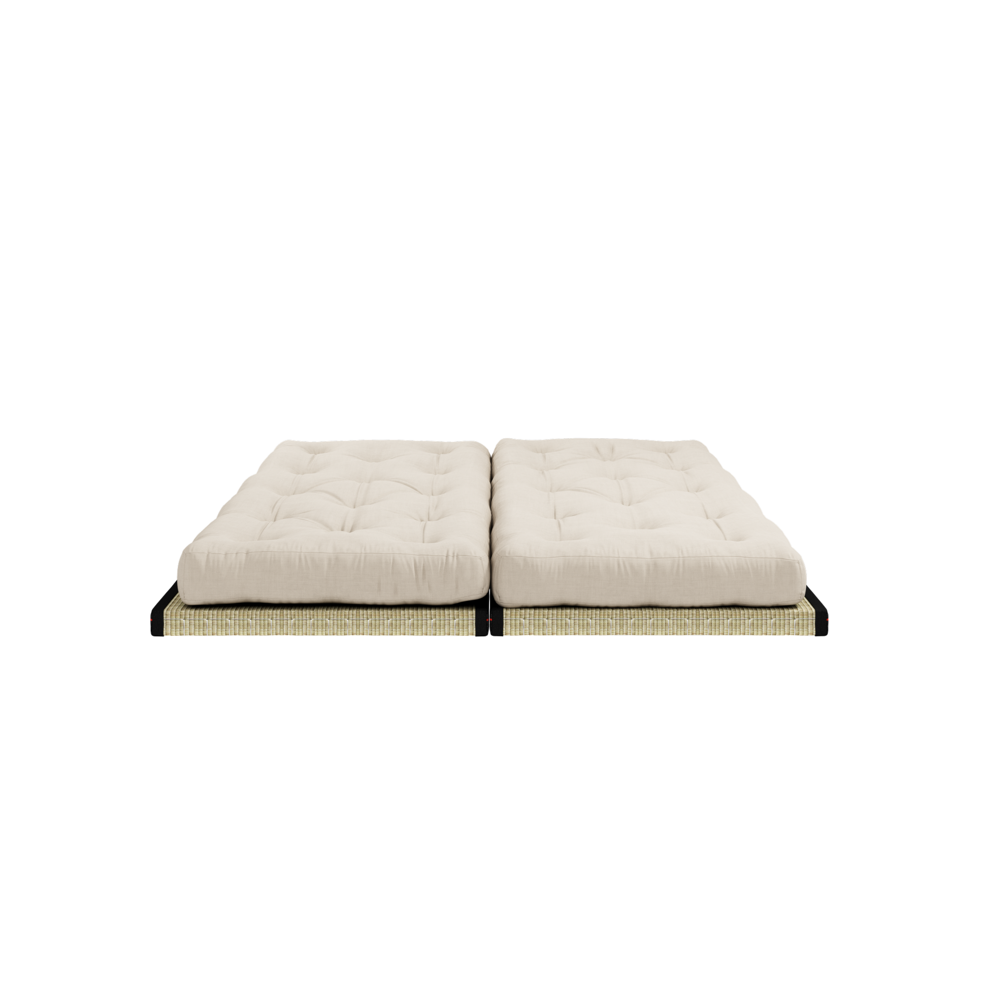 CHICO BEIGE W. 2 TATAMI 80 X 200 W. 2 CHICO MATTRESS SET BEIGE
