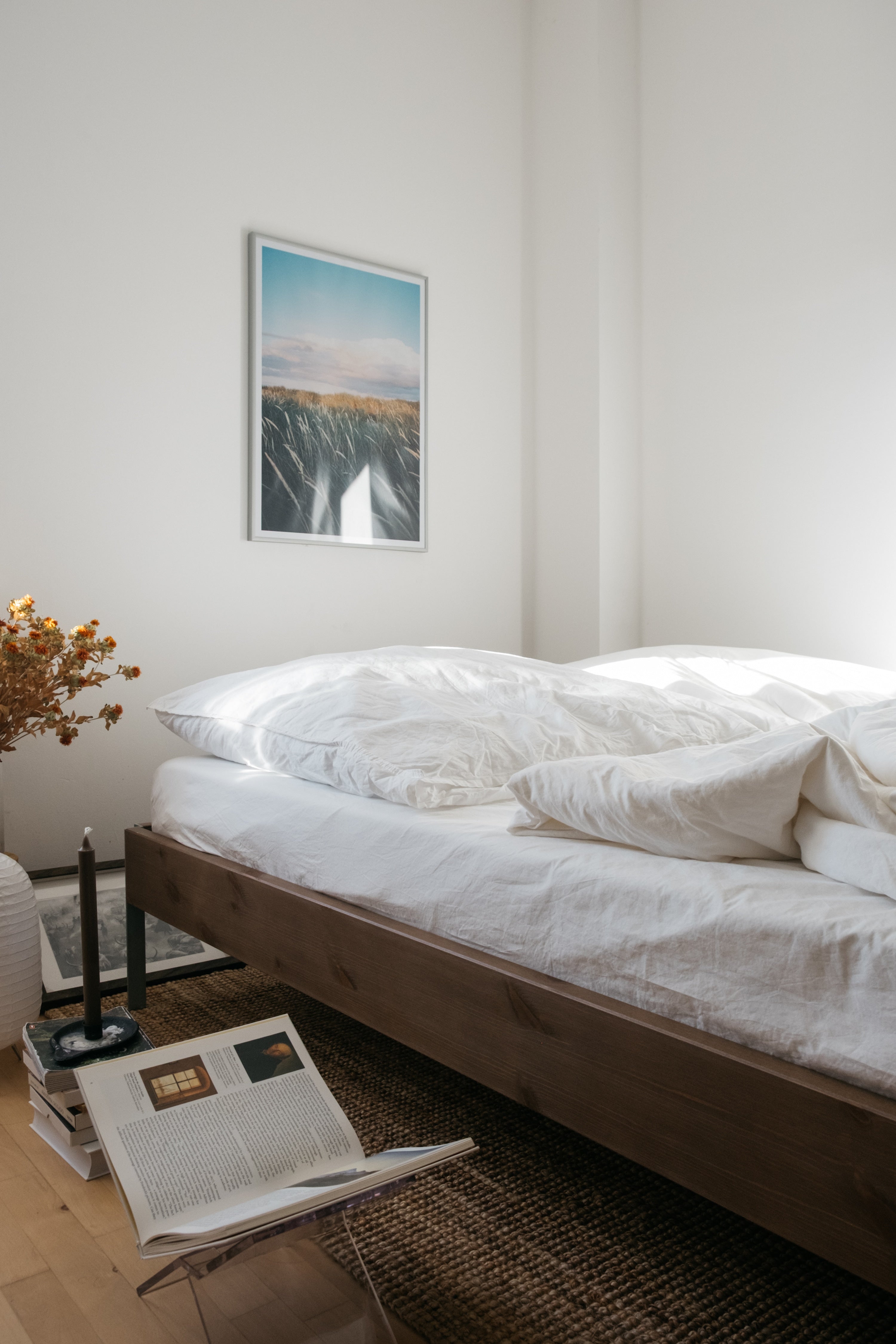 CORE BED CAROB BROWN 160 X 200