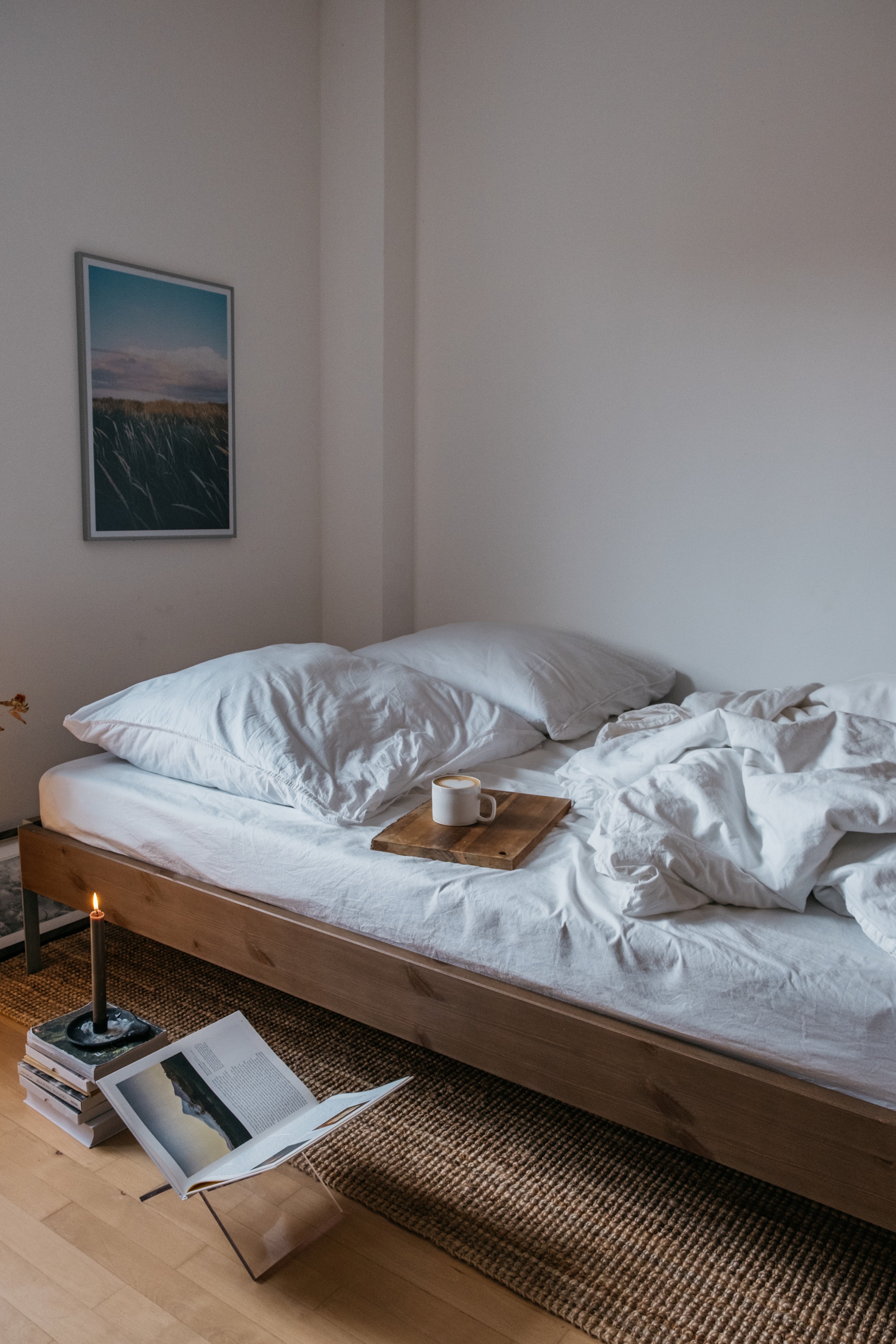 CORE BED CAROB BROWN 160 X 200