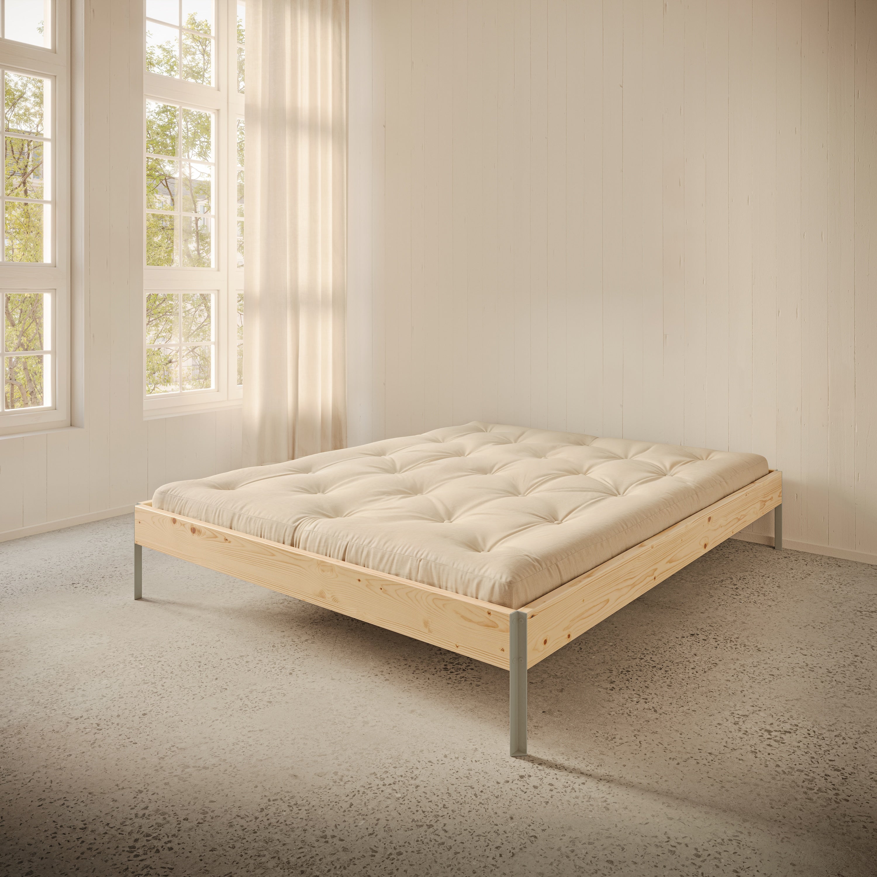 CORE BED RAW SAGE GREEN 140X200
