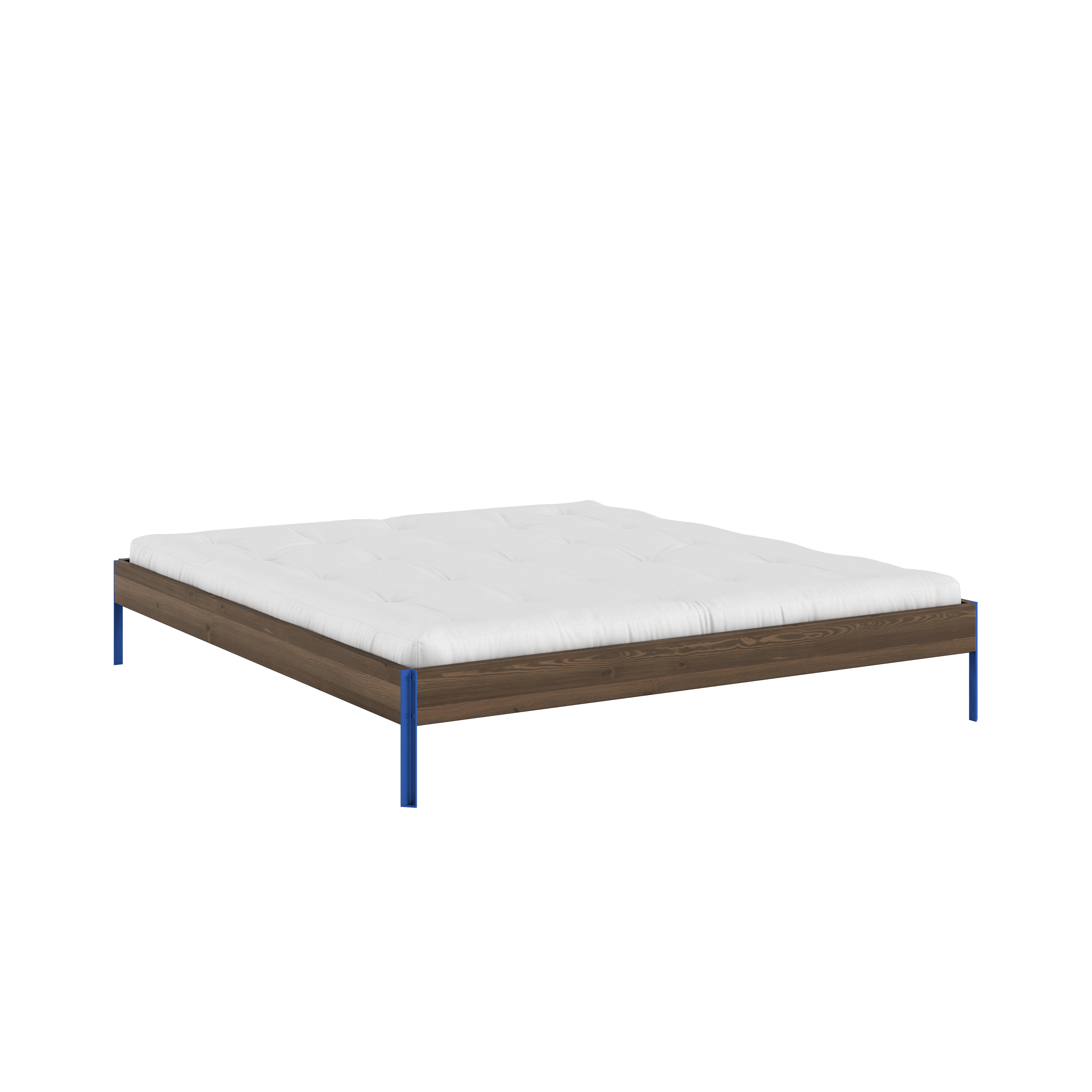 CORE BED CAROB BROWN VIVID BLUE 180X200