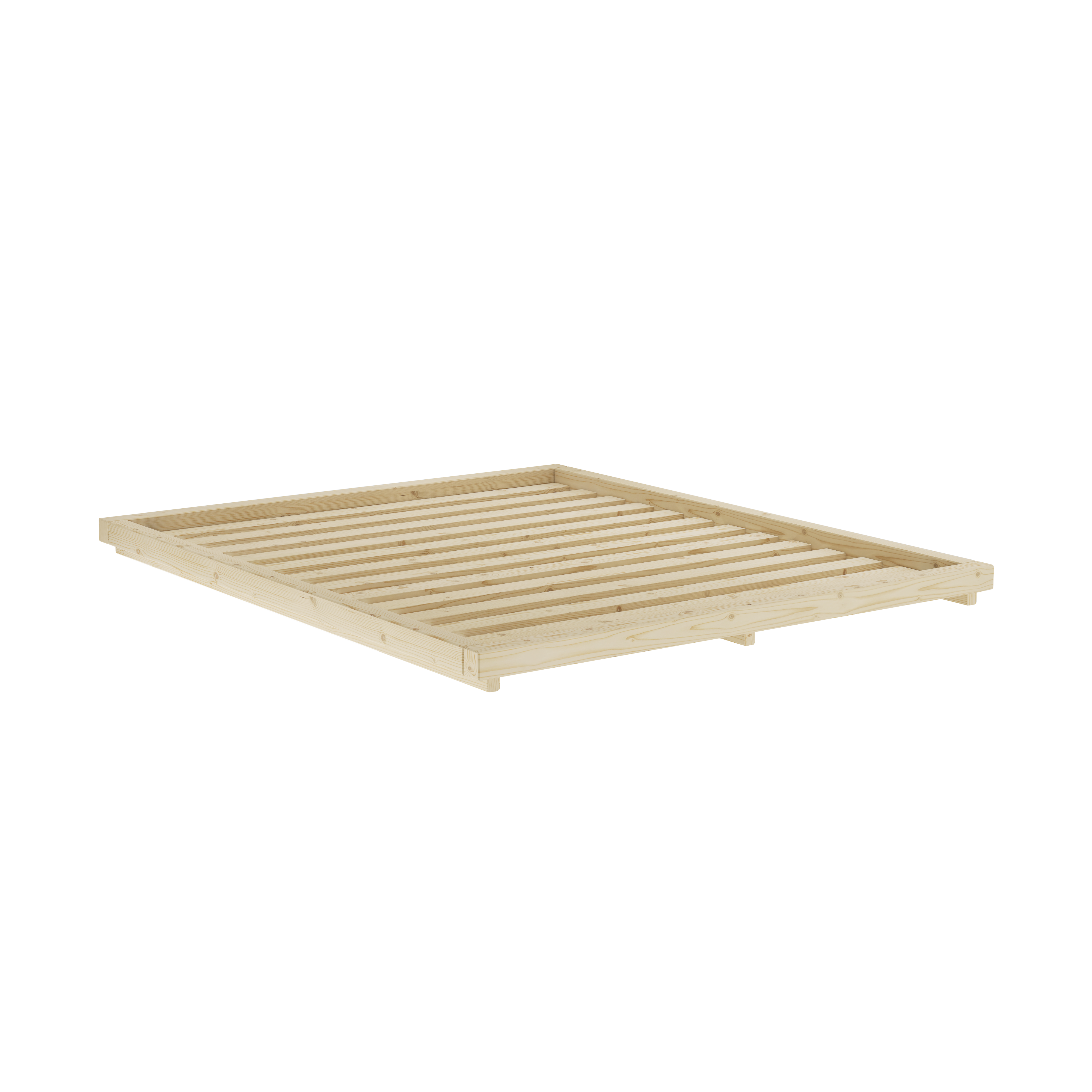 DOCK BED CLEAR LACQUERED QUEEN SIZE