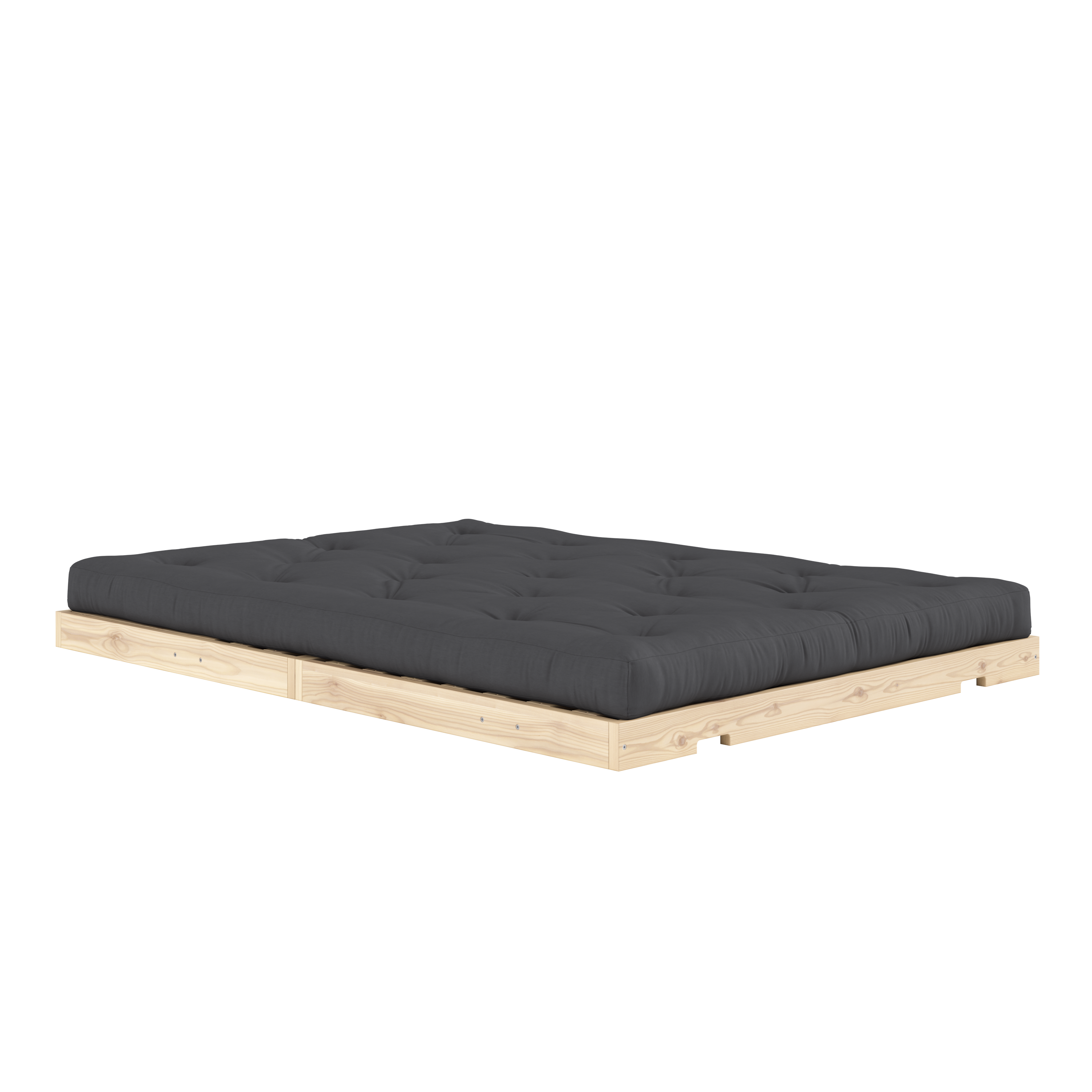 FLIP RAW 140 X 200 W. MATTRESS DARK GREY