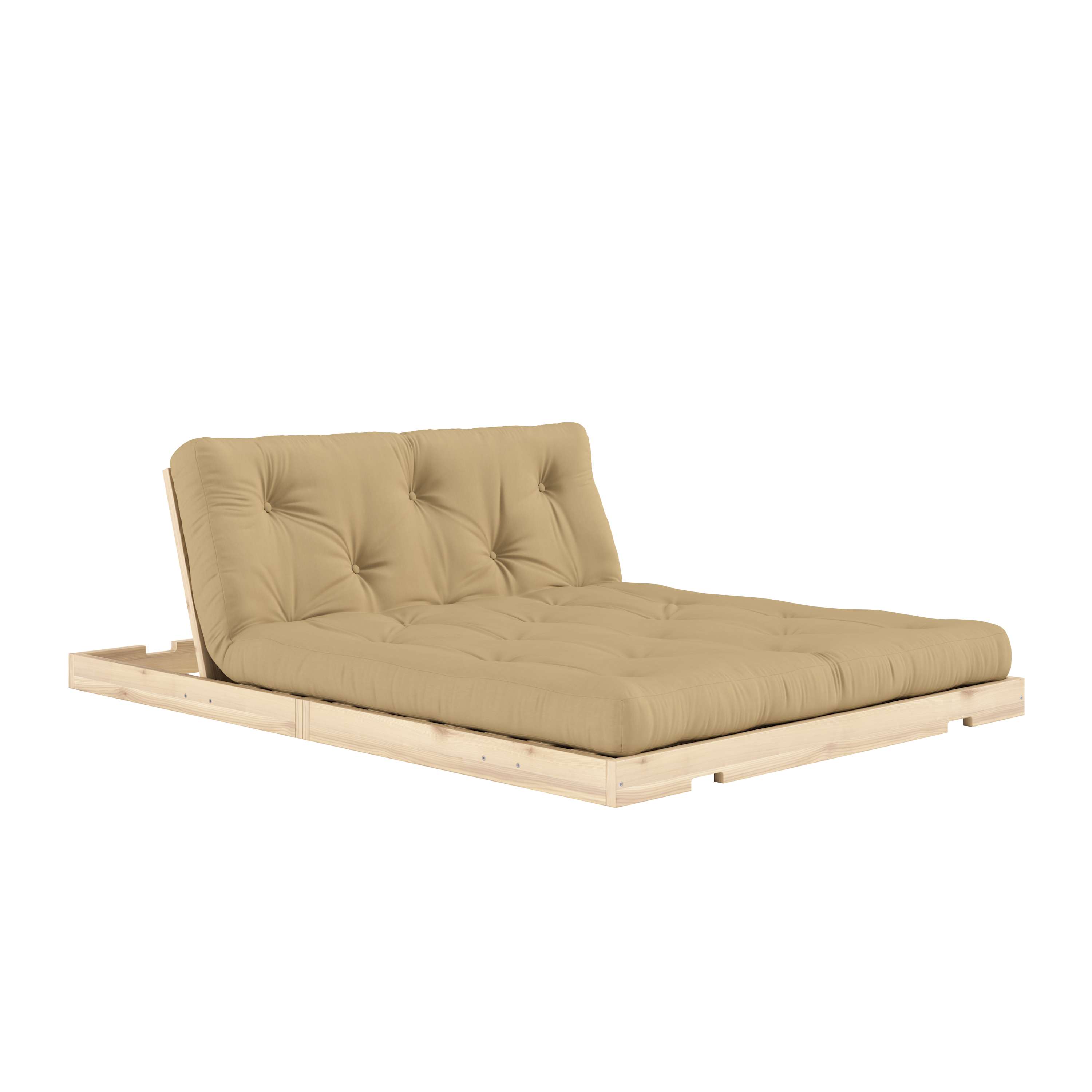FLIP RAW 140 X 200 W. MATTRESS WHEAT BEIGE
