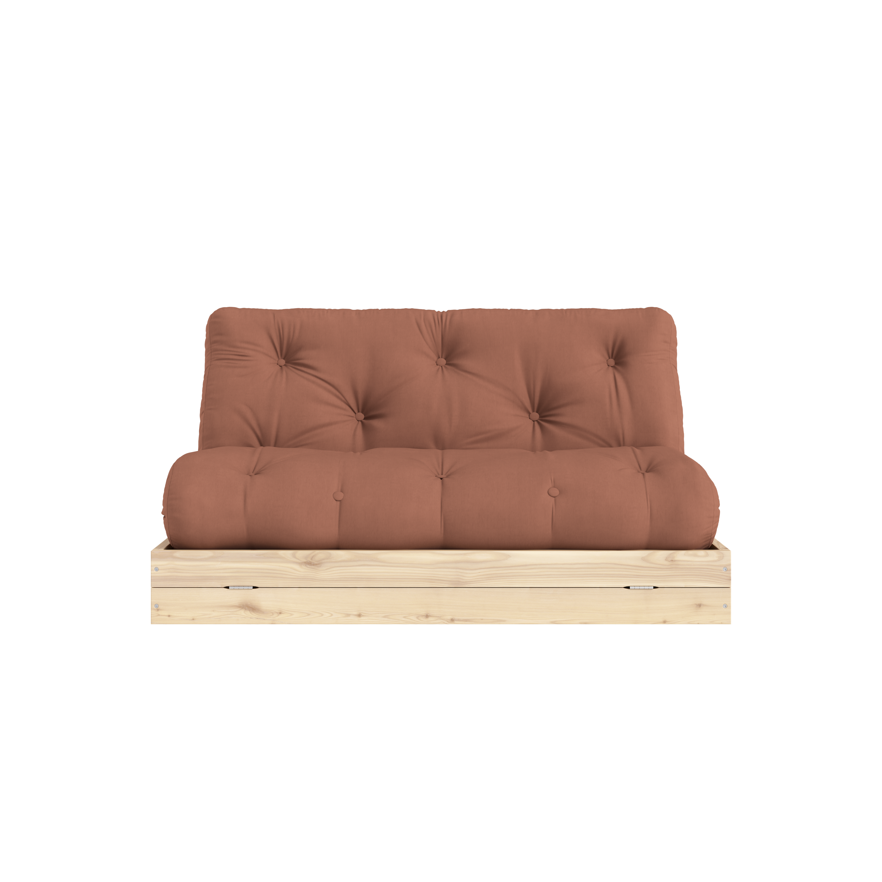 FLIP RAW 140 X 200 W. MATTRESS CLAY BROWN