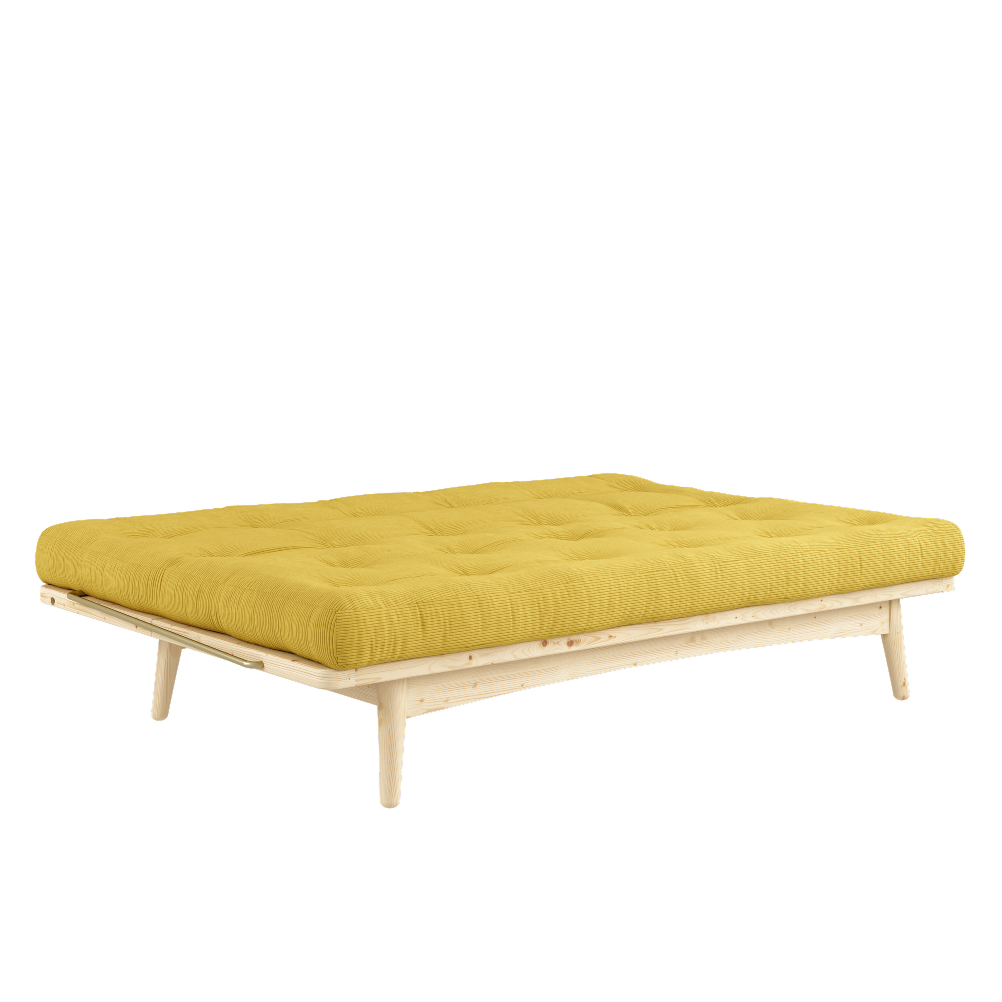 FOLK CLEAR LACQUERED W. 5-LAYER MIXED MATTRESS HONEY