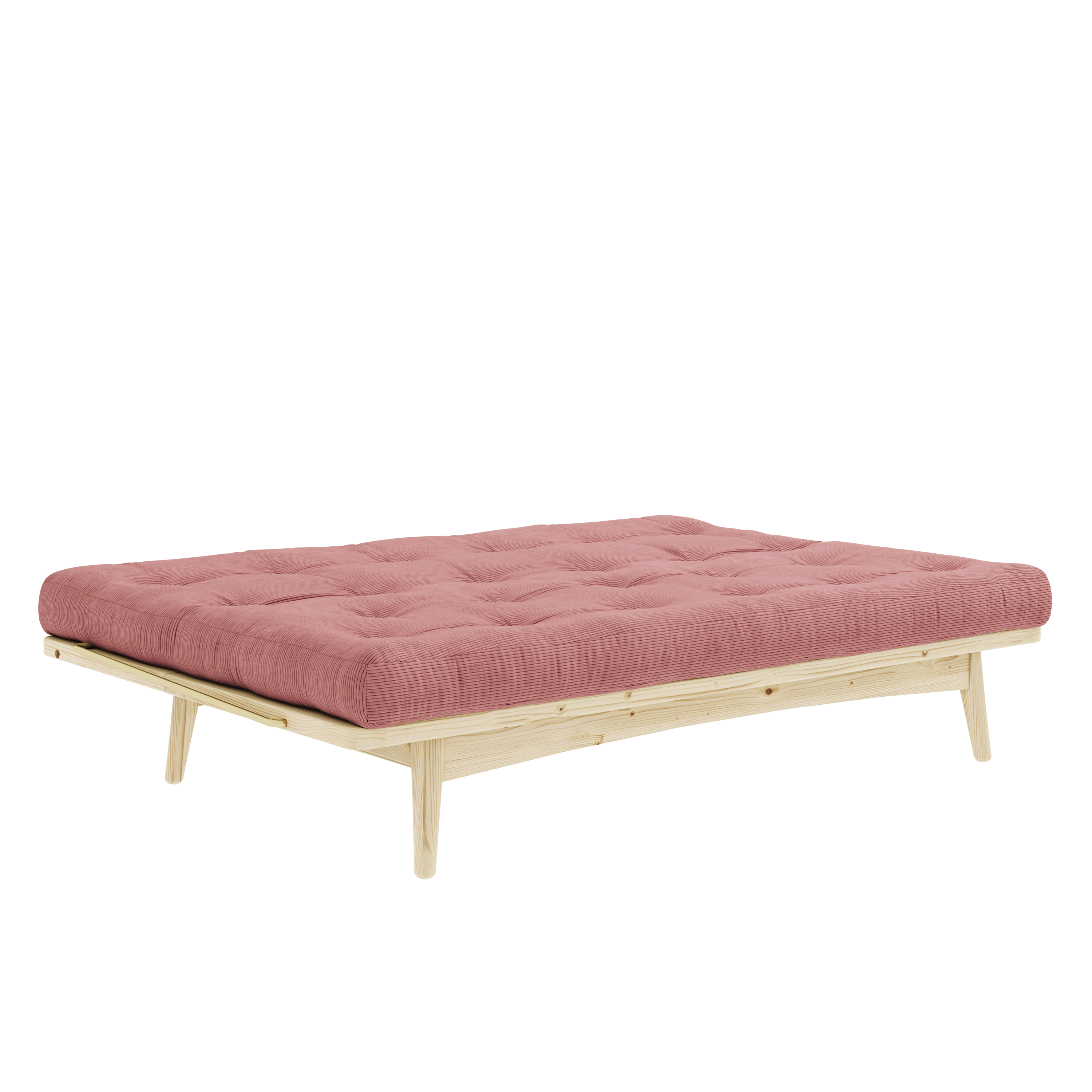 FOLK CLEAR LACQUERED W. 5-LAYER MIXED MATTRESS SORBET PINK