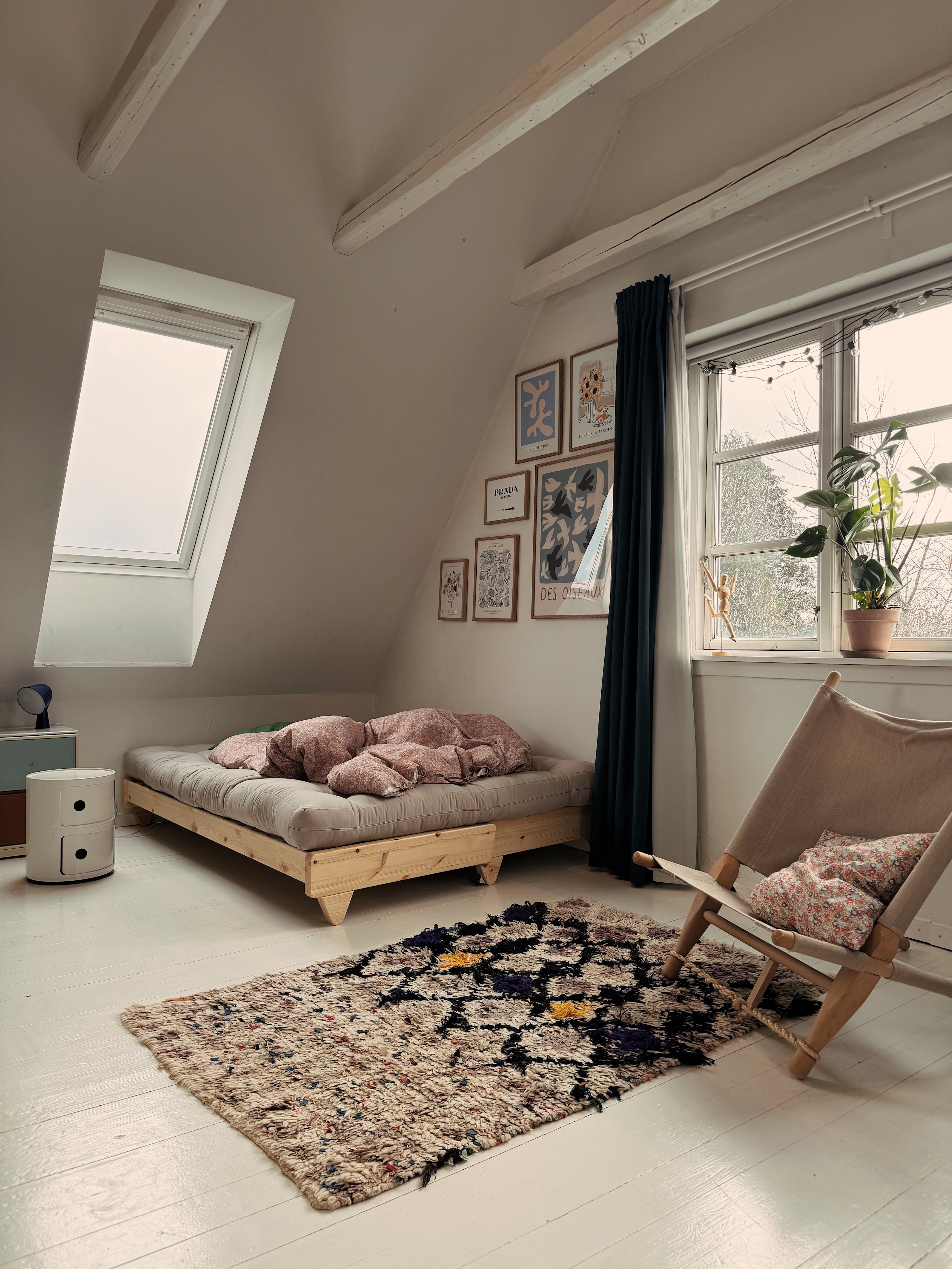 FRESH CLEAR LACQUERED W. FRESH MATTRESS NAVY