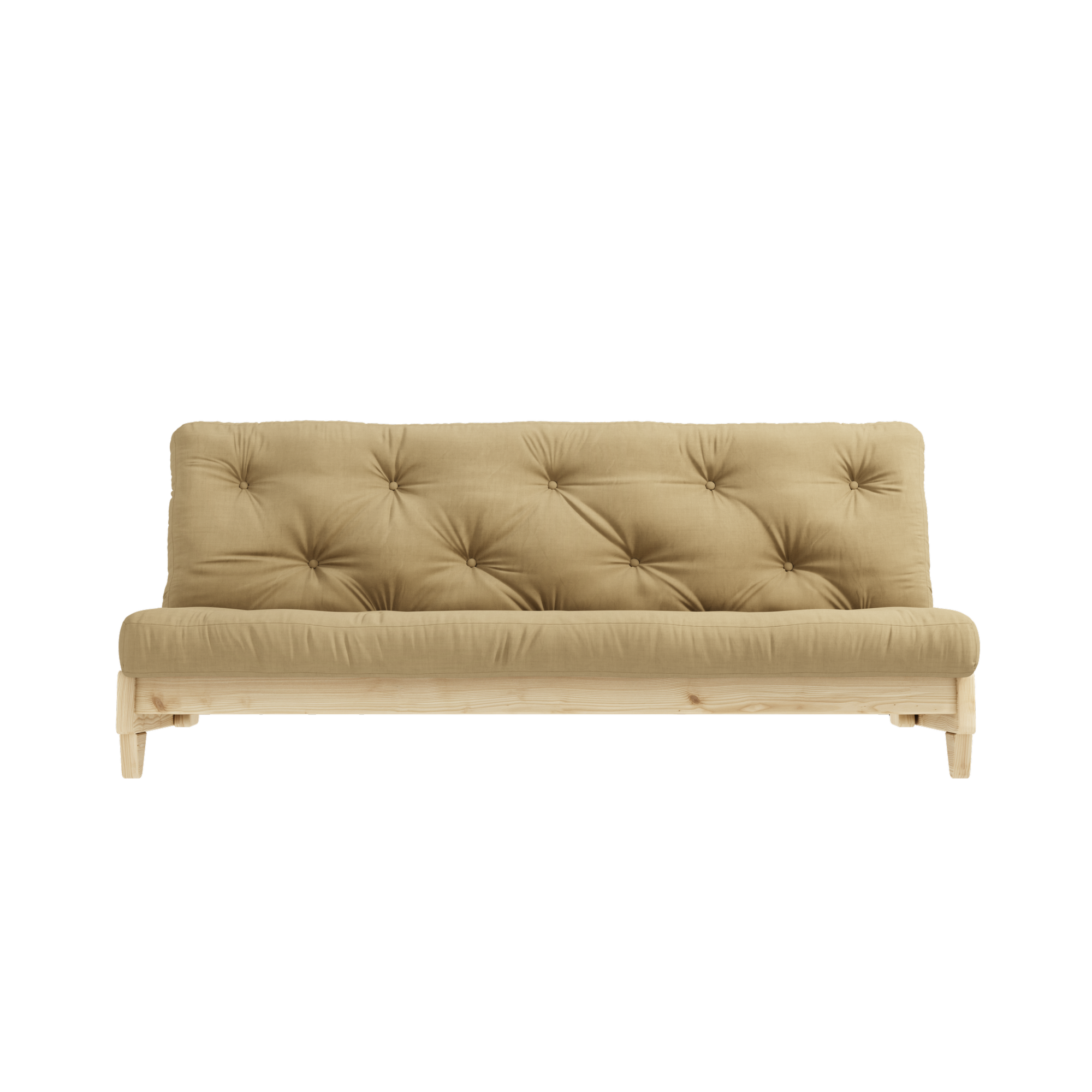 FRESH CLEAR LACQUERED W. FRESH MATTRESS WHEAT BEIGE