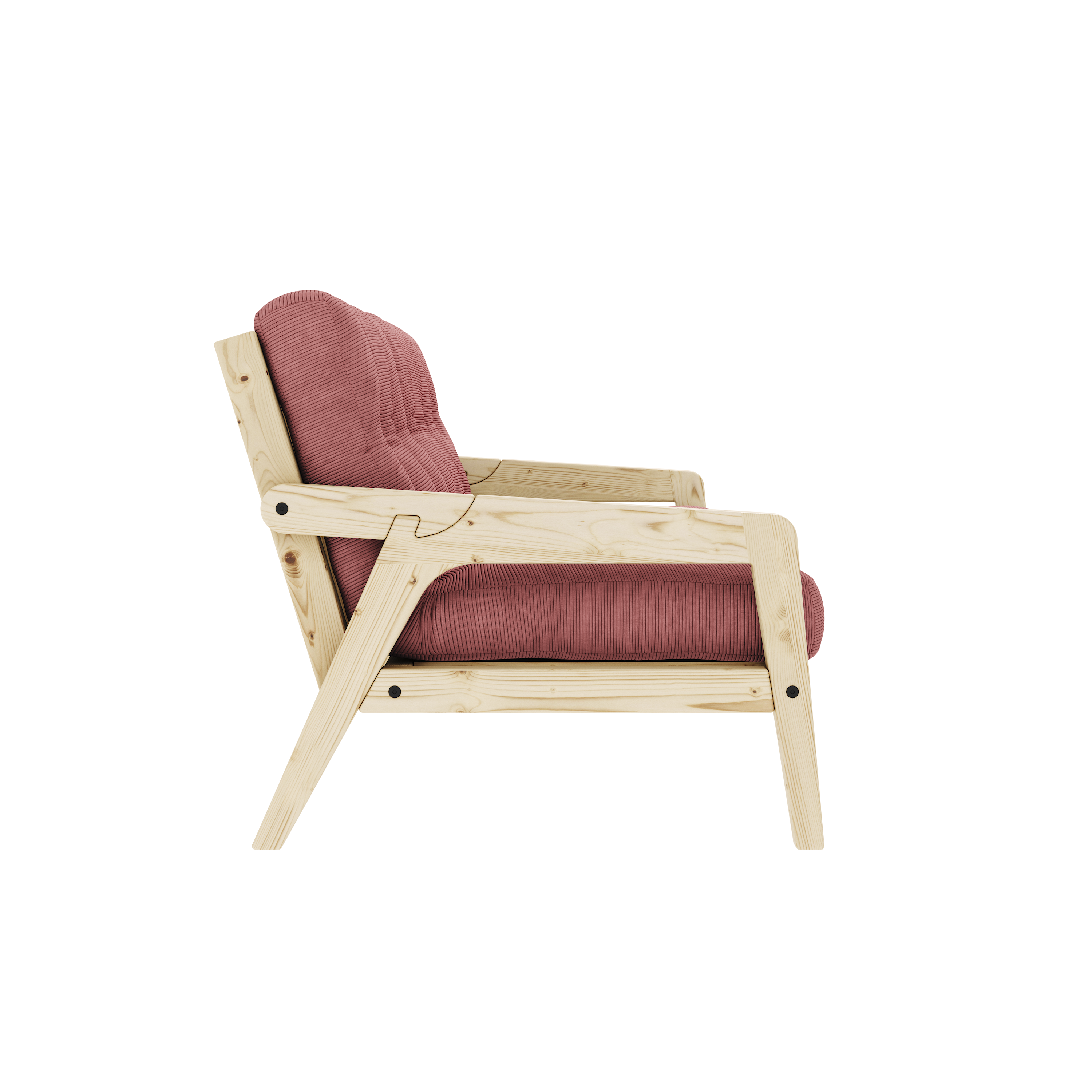 GRAB CLEAR LACQUERED W. 5-LAYER MIXED MATTRESS SORBET PINK