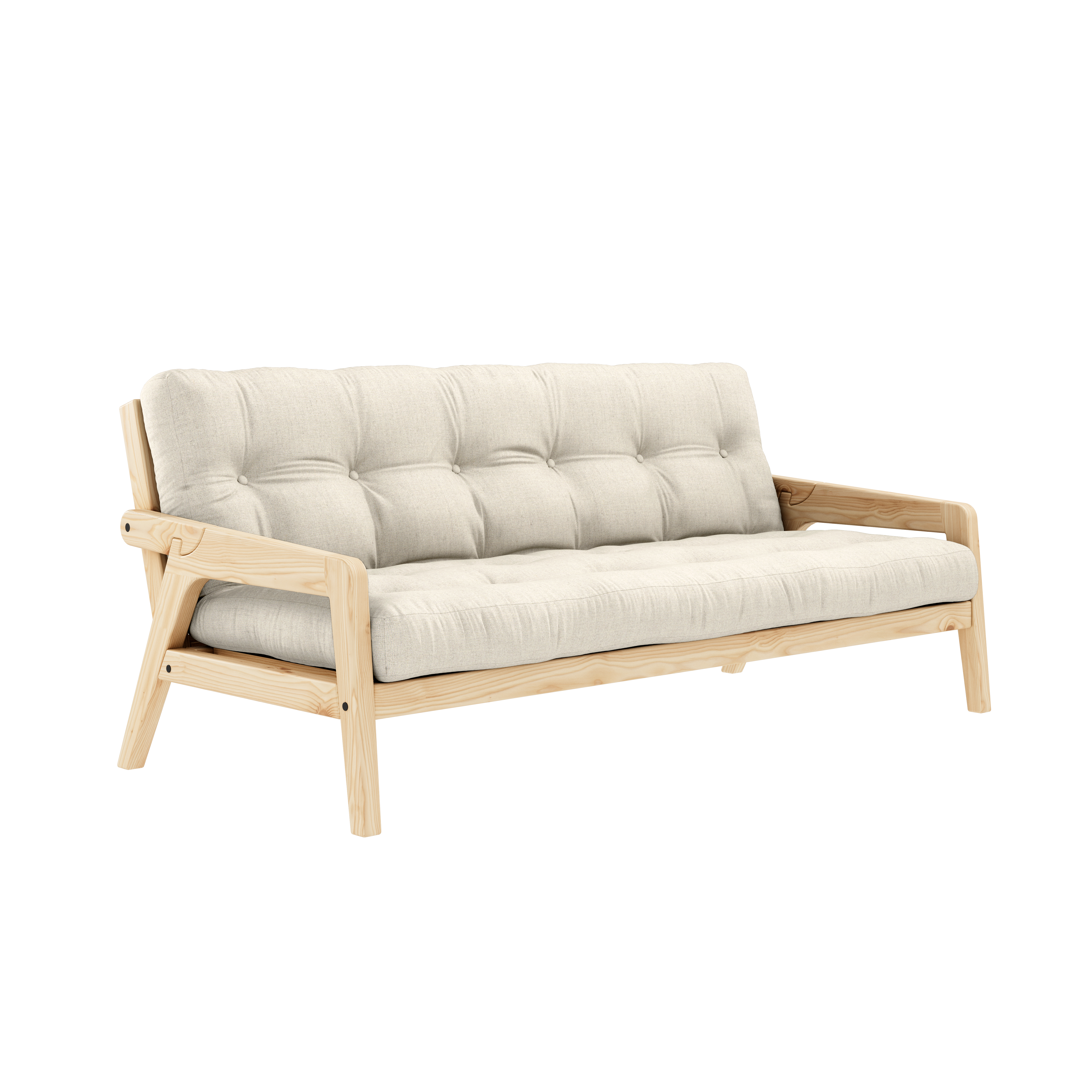 GRAB CLEAR LACQUERED W. 5-LAYER MIXED MATTRESS LINEN