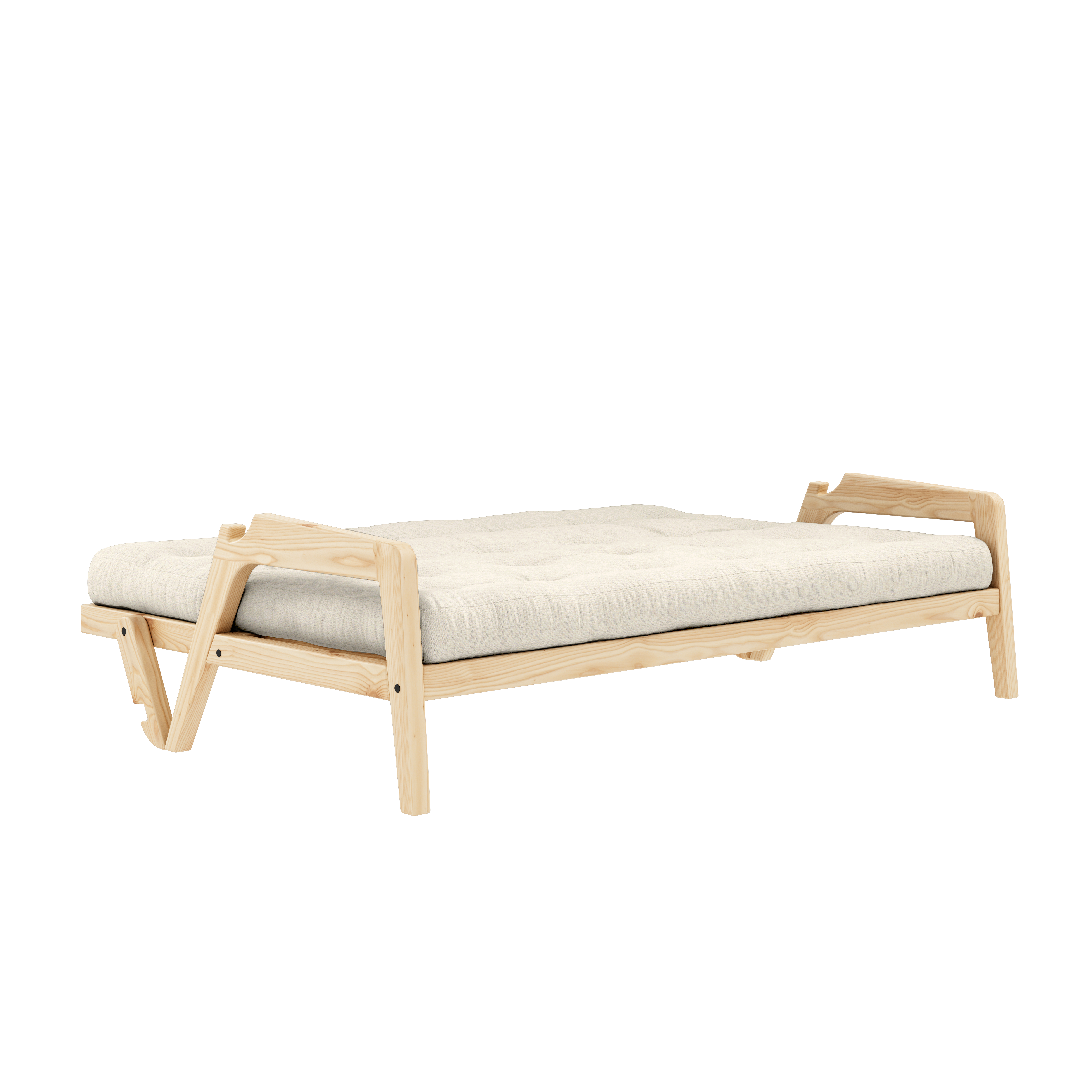 GRAB CLEAR LACQUERED W. 5-LAYER MIXED MATTRESS LINEN