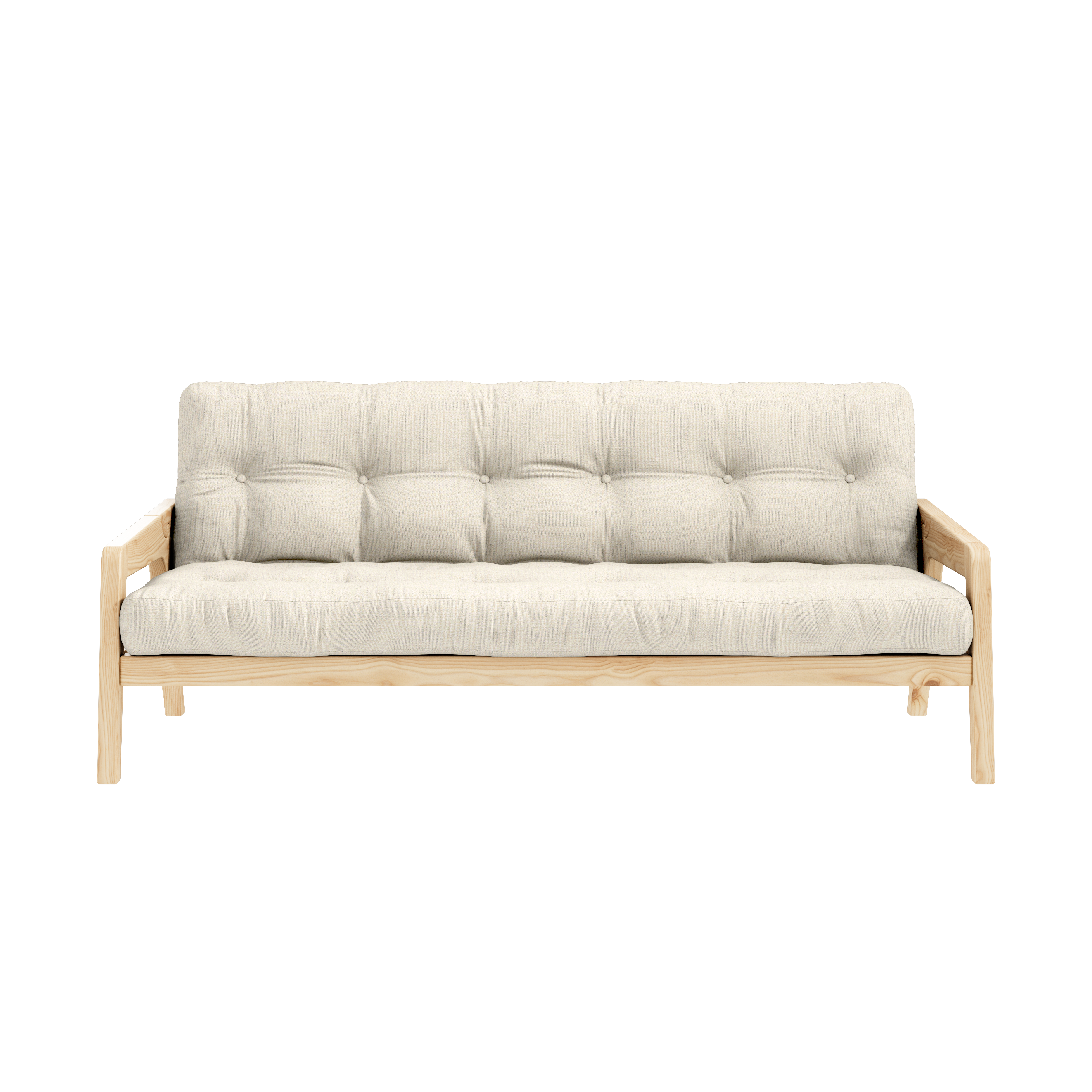 GRAB CLEAR LACQUERED W. 5-LAYER MIXED MATTRESS LINEN