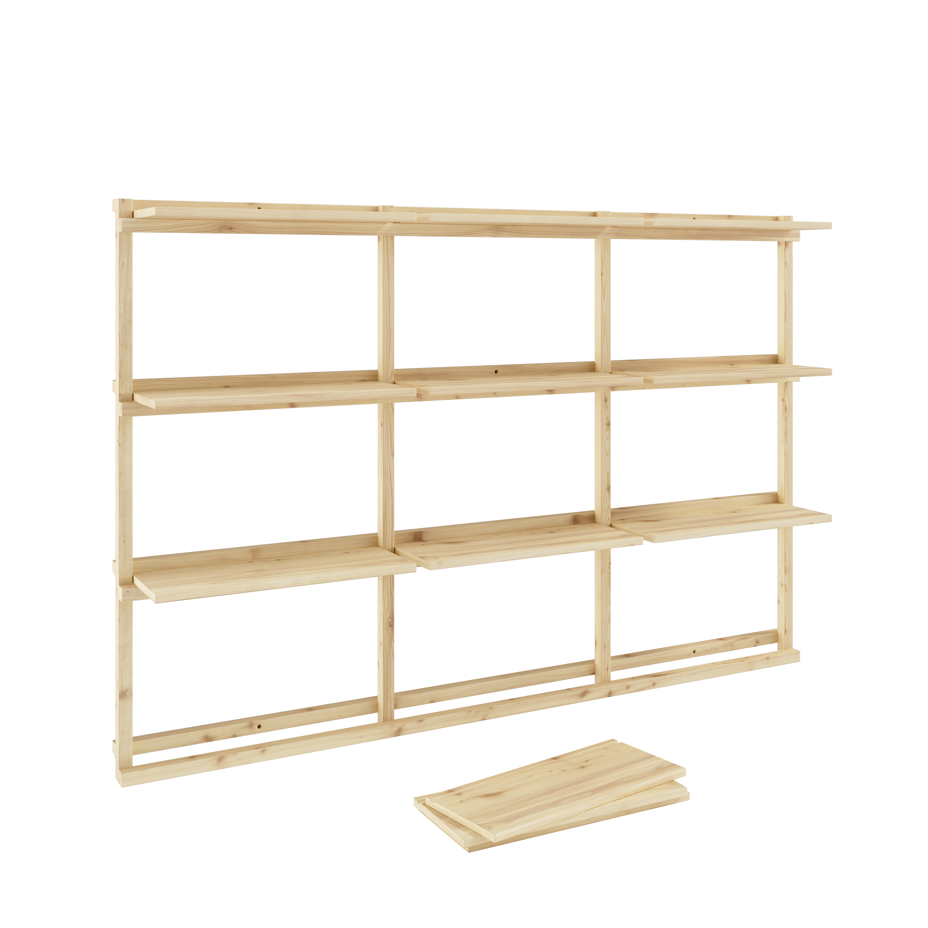 GROOVE SHELVING BIG RAW