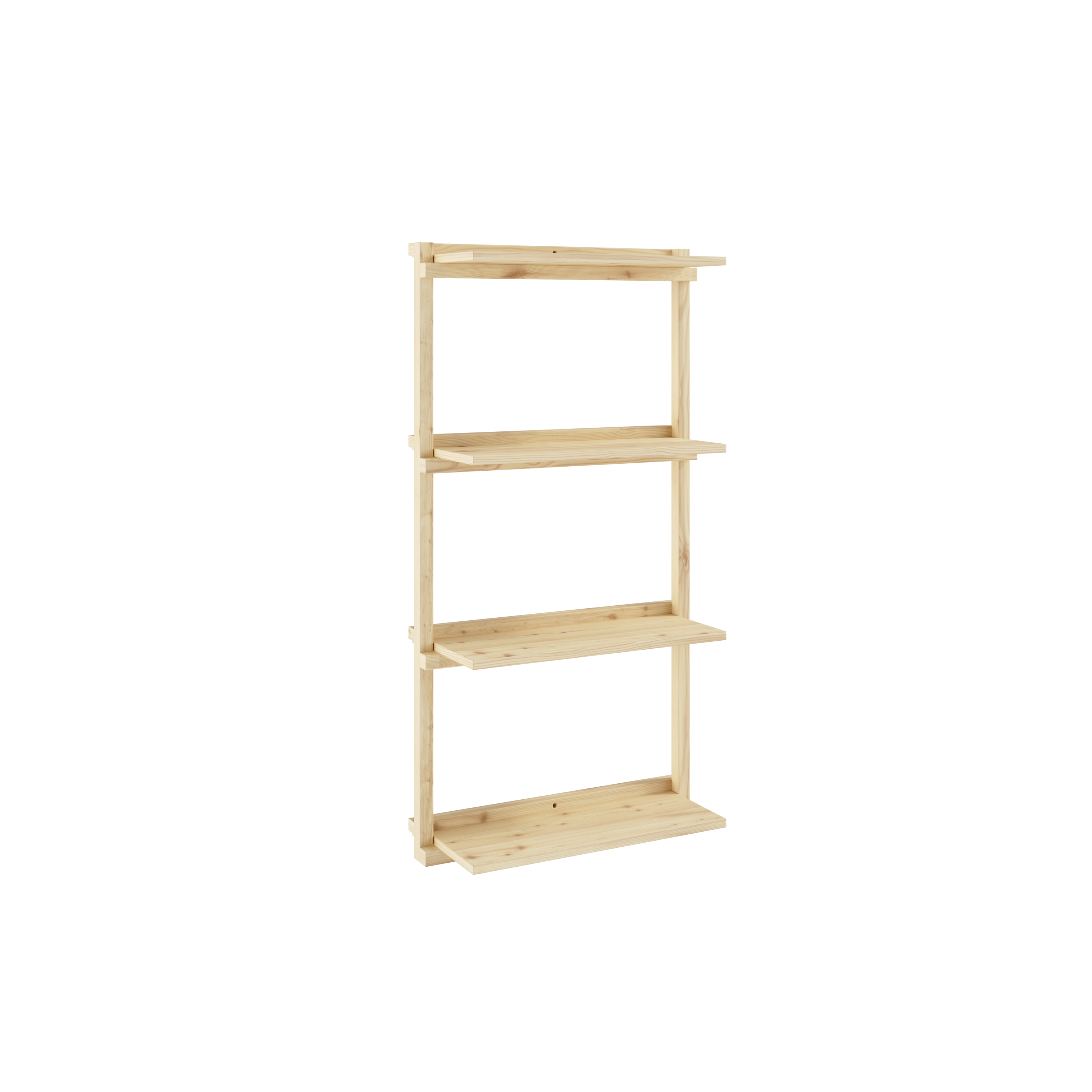 GROOVE SHELVING NARROW RAW