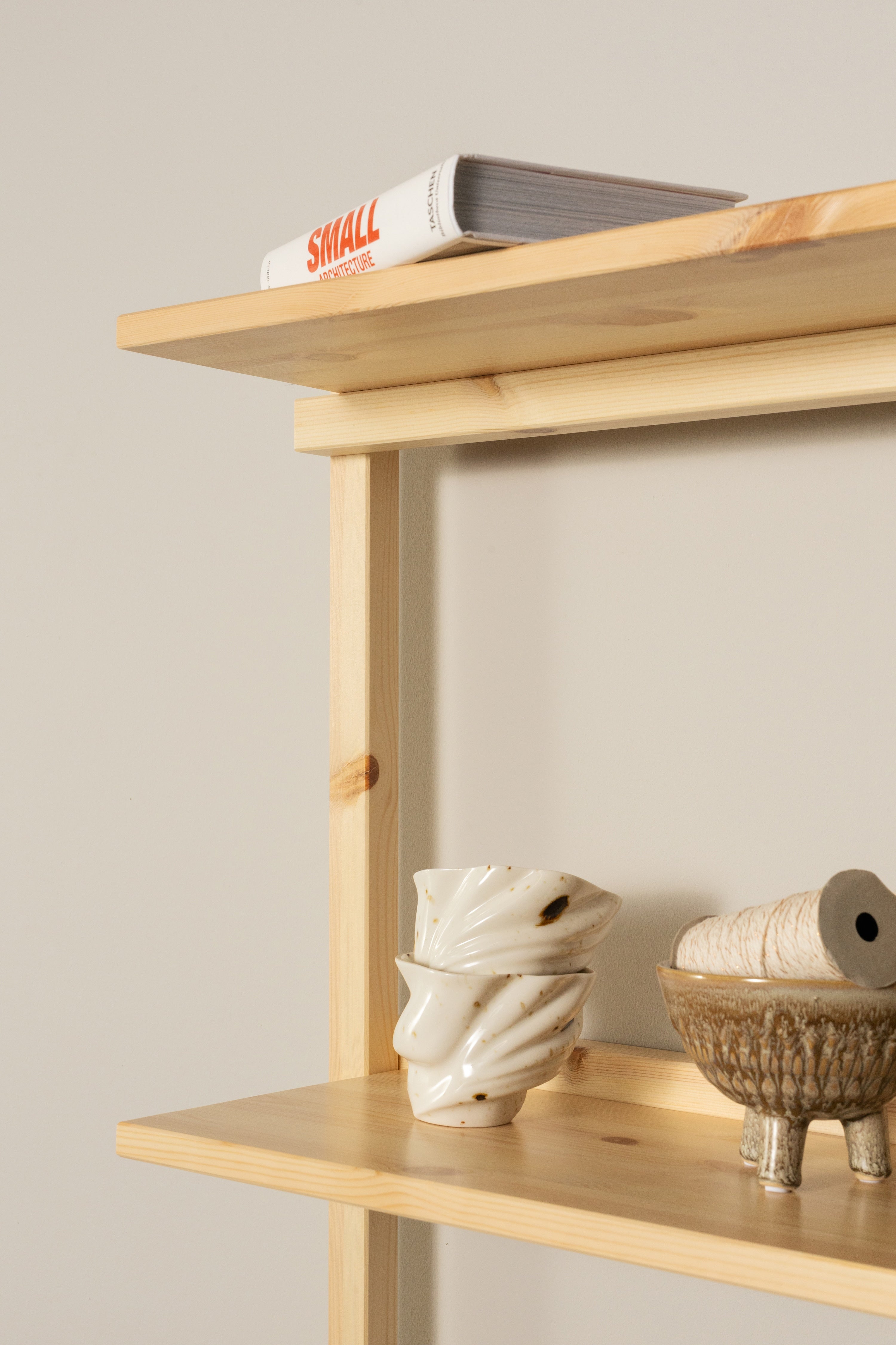 GROOVE SHELVING NARROW RAW