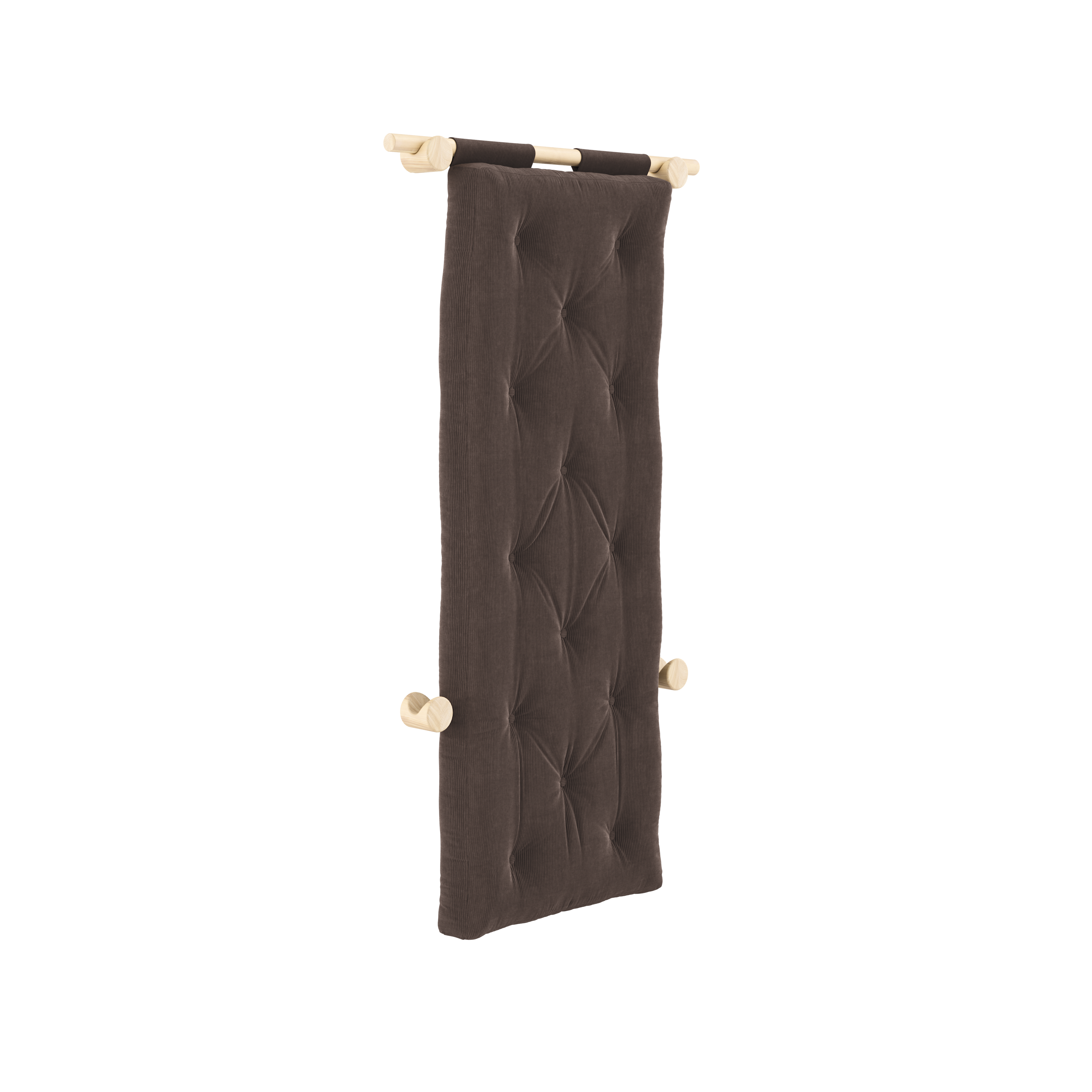 HOOKED RAW 75 x 200 W. BRAVO MATTRESS CHOCOLATE