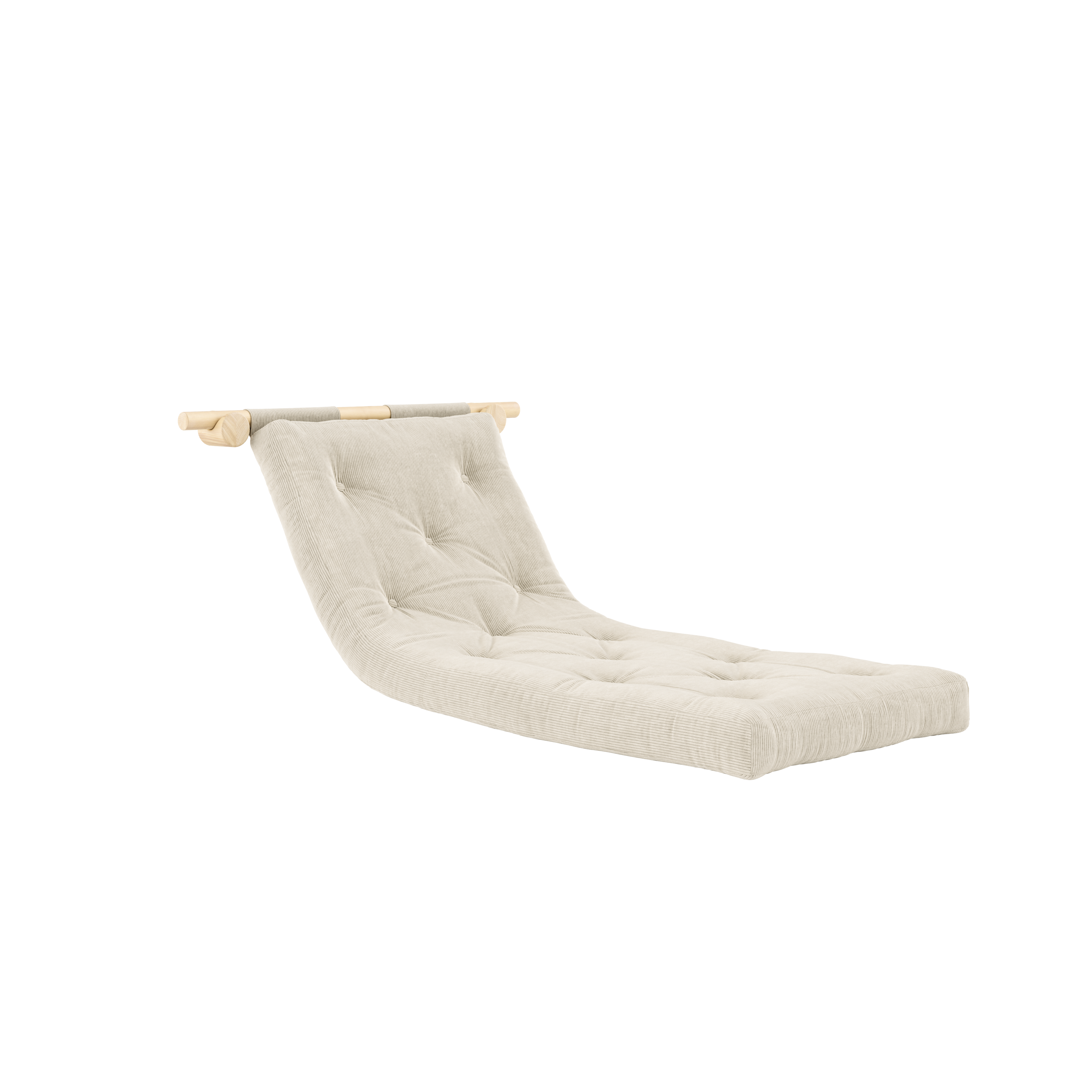 HOOKED RAW 75 X 200 W. BRAVO MATTRESS IVORY