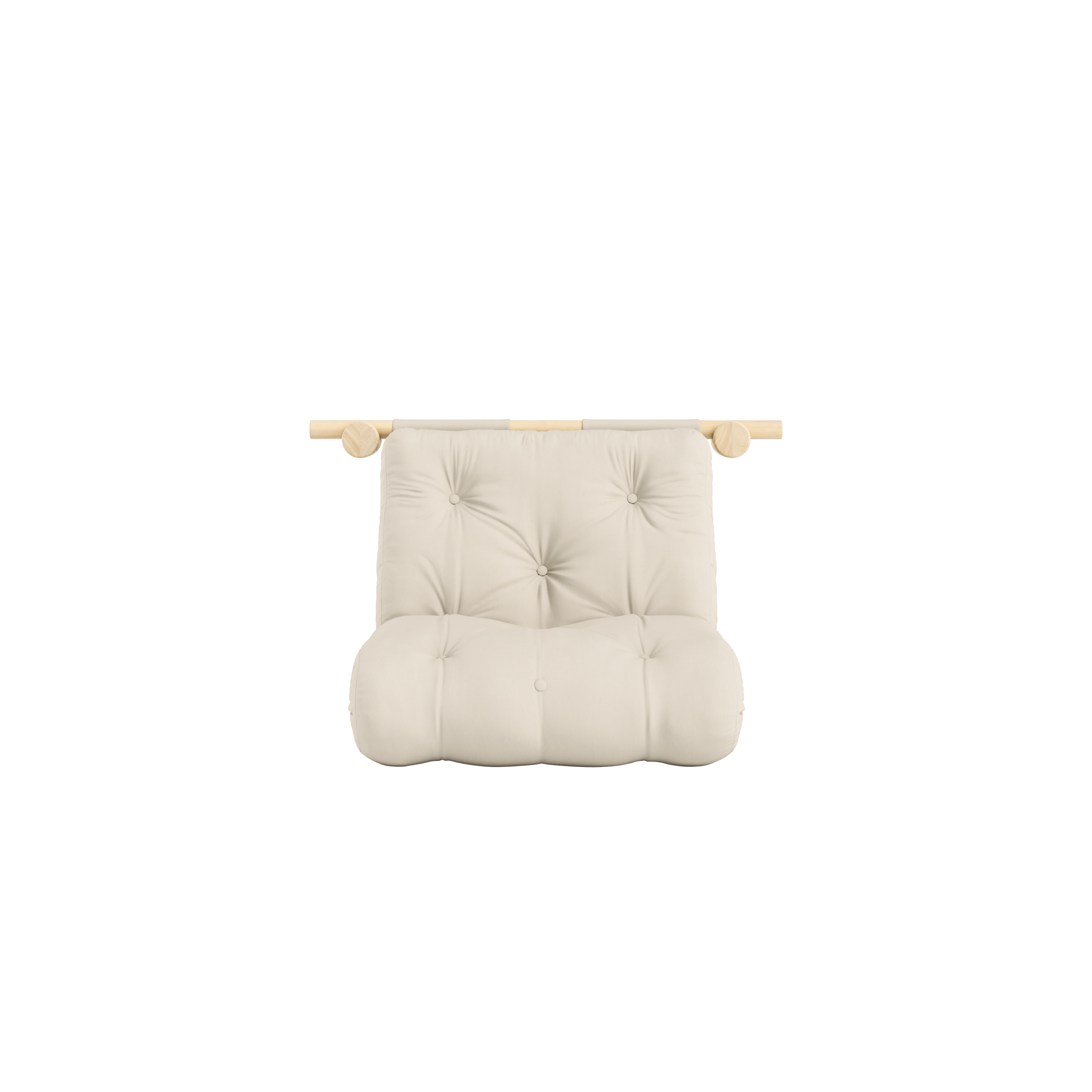 HOOKED RAW 75 x 200 W. BRAVO MATTRESS BEIGE