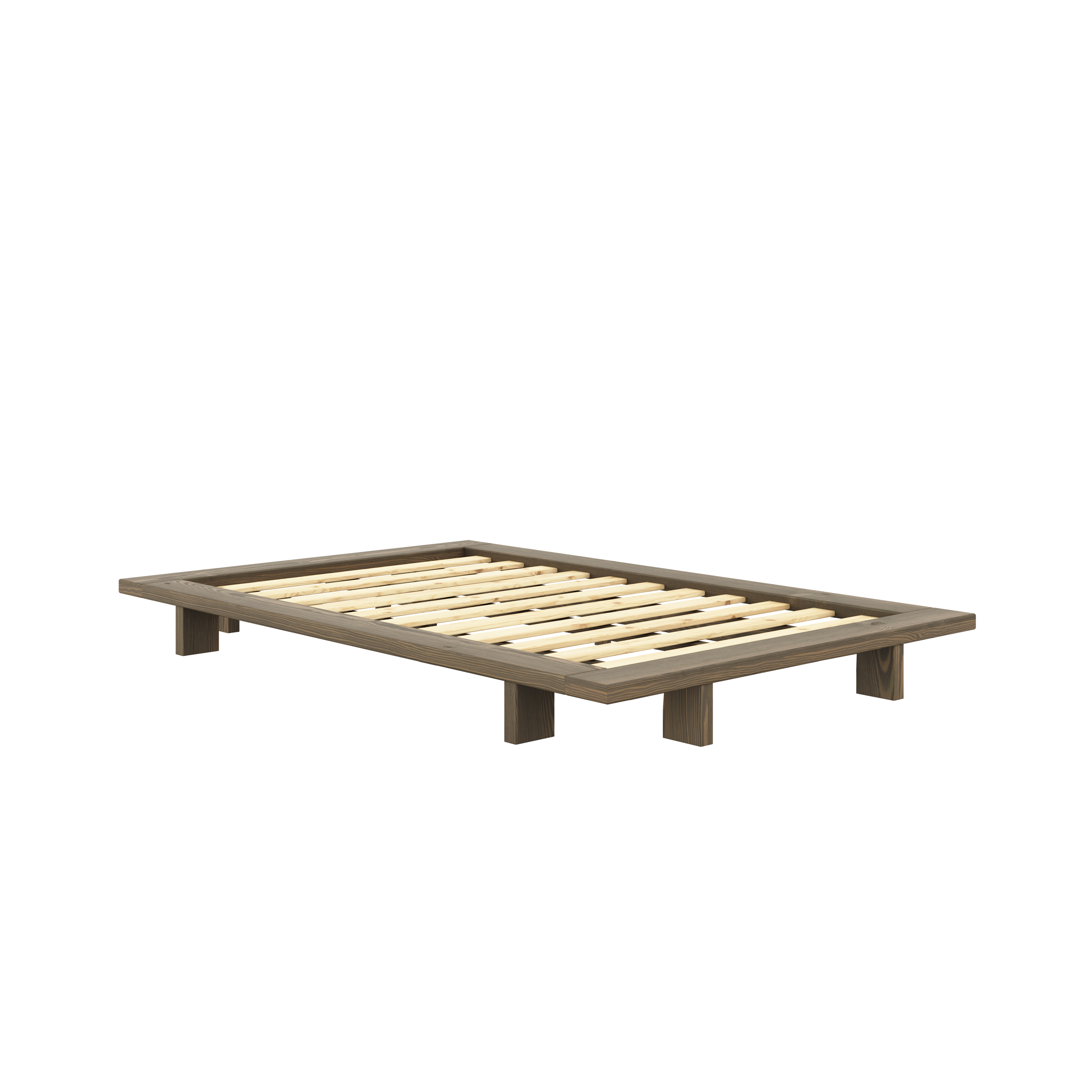 JAPAN BED CAROB BROWN 120 X 200