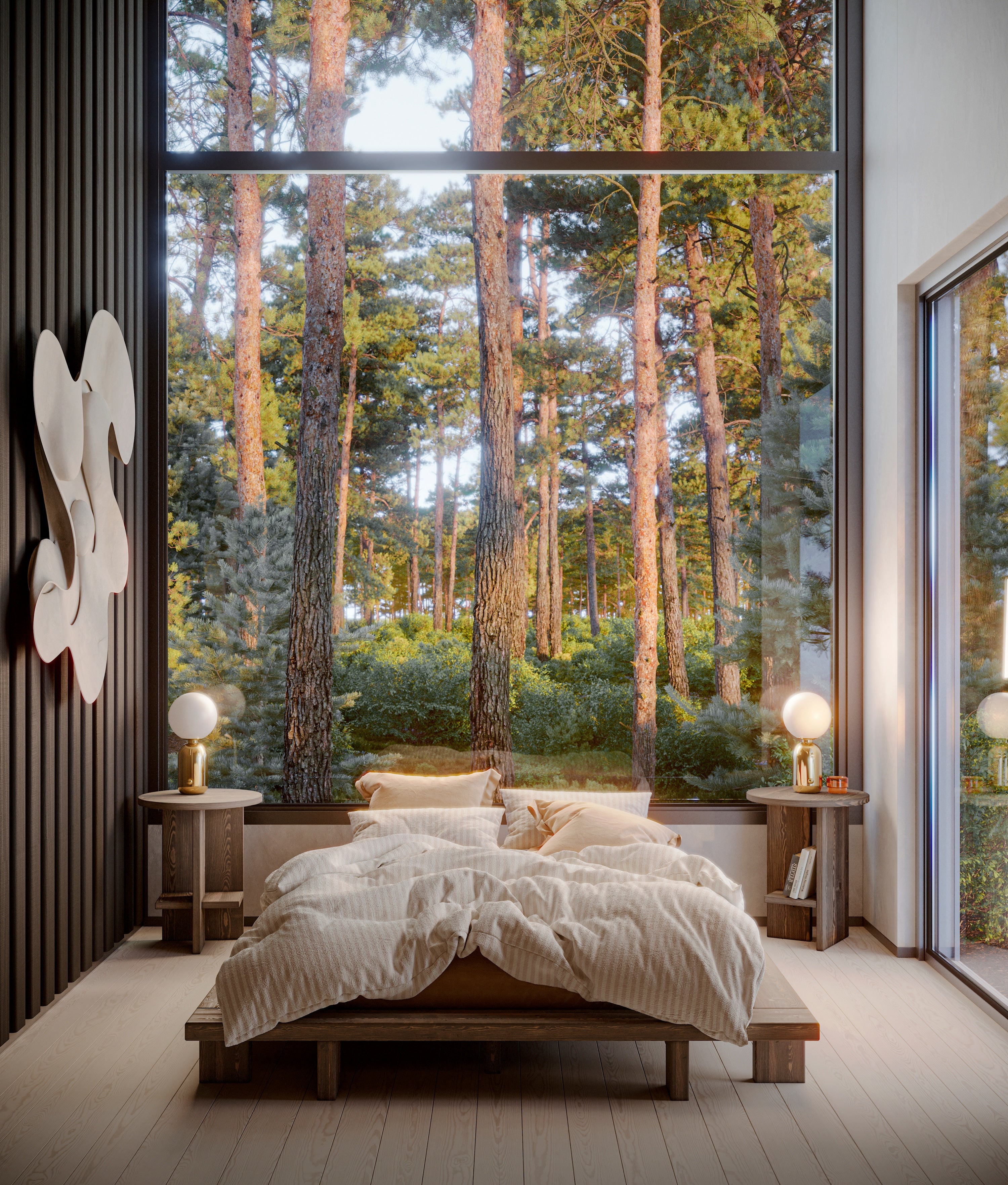 JAPAN BED CAROB BROWN 140 X 200