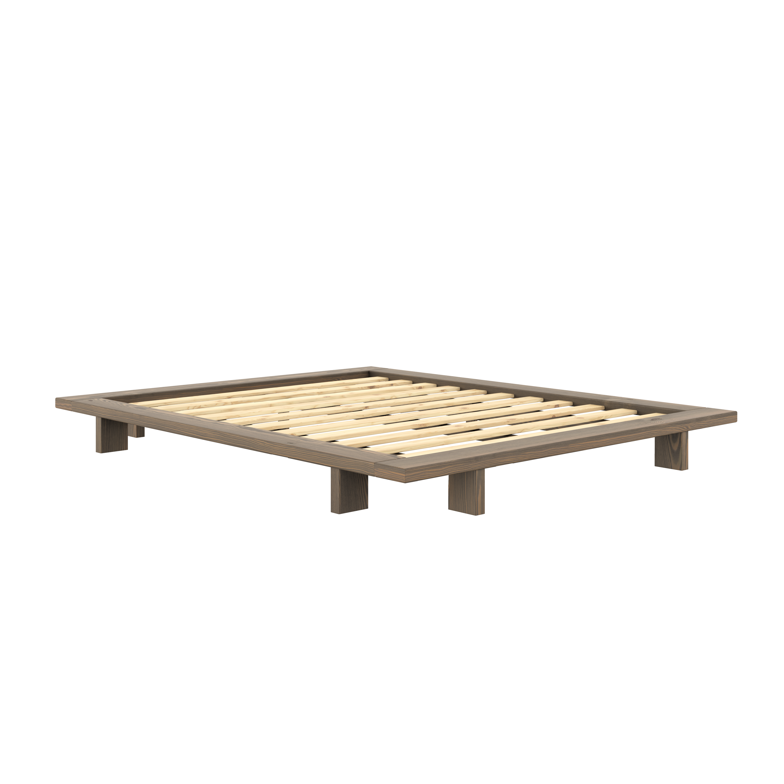 JAPAN BED CAROB BROWN 160 X 200