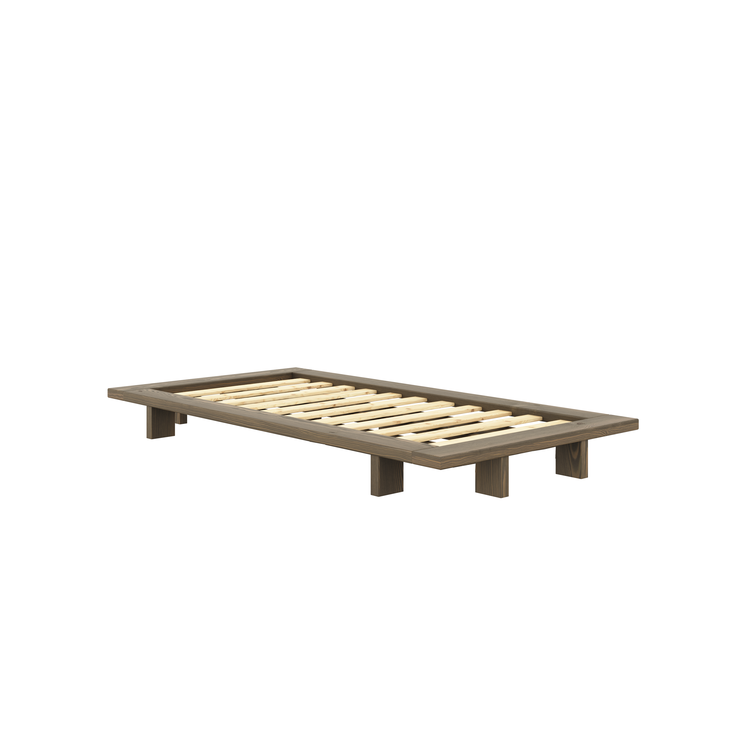 JAPAN BED CAROB BROWN 90 X 200