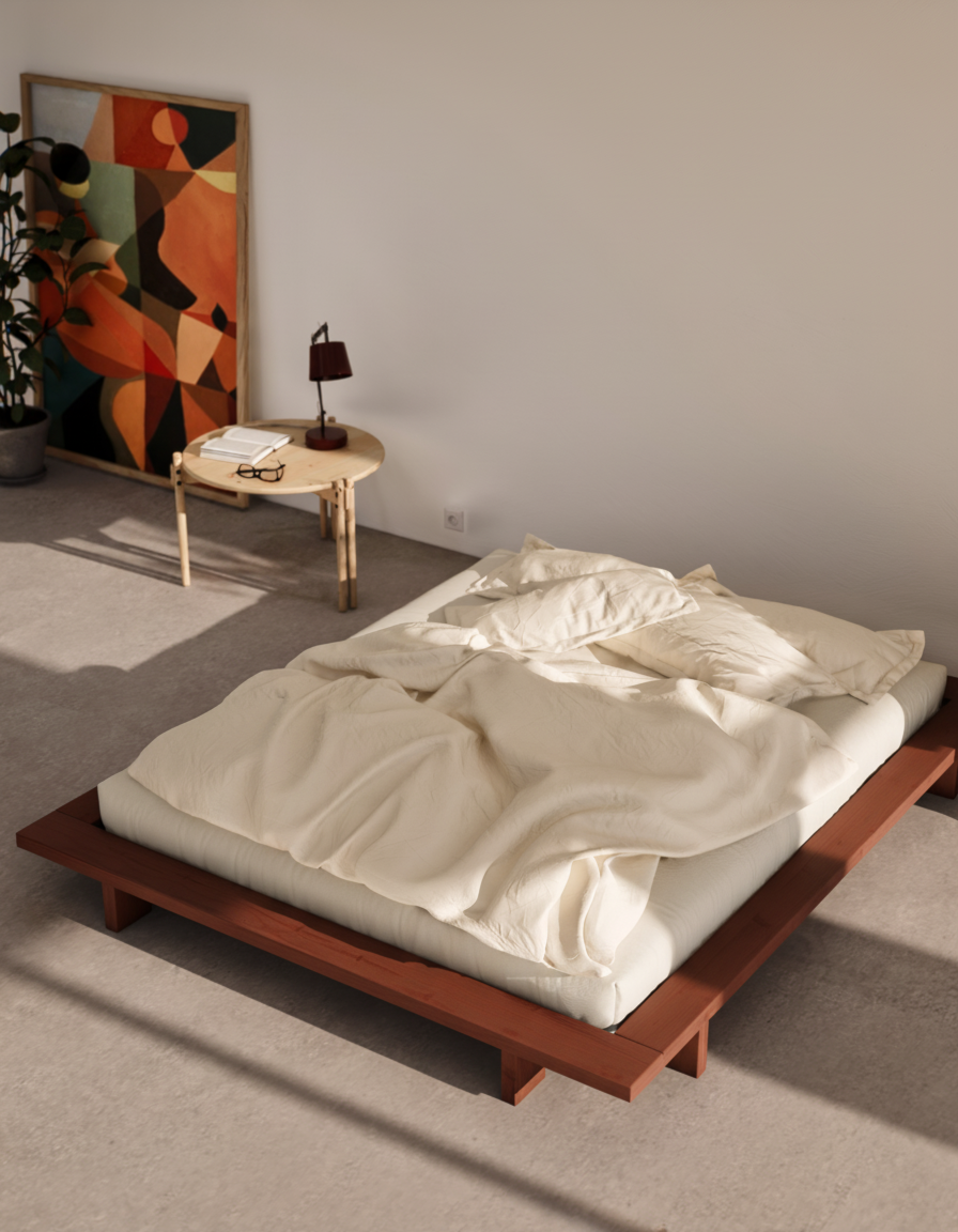 JAPAN BED TERRA RED 160X200