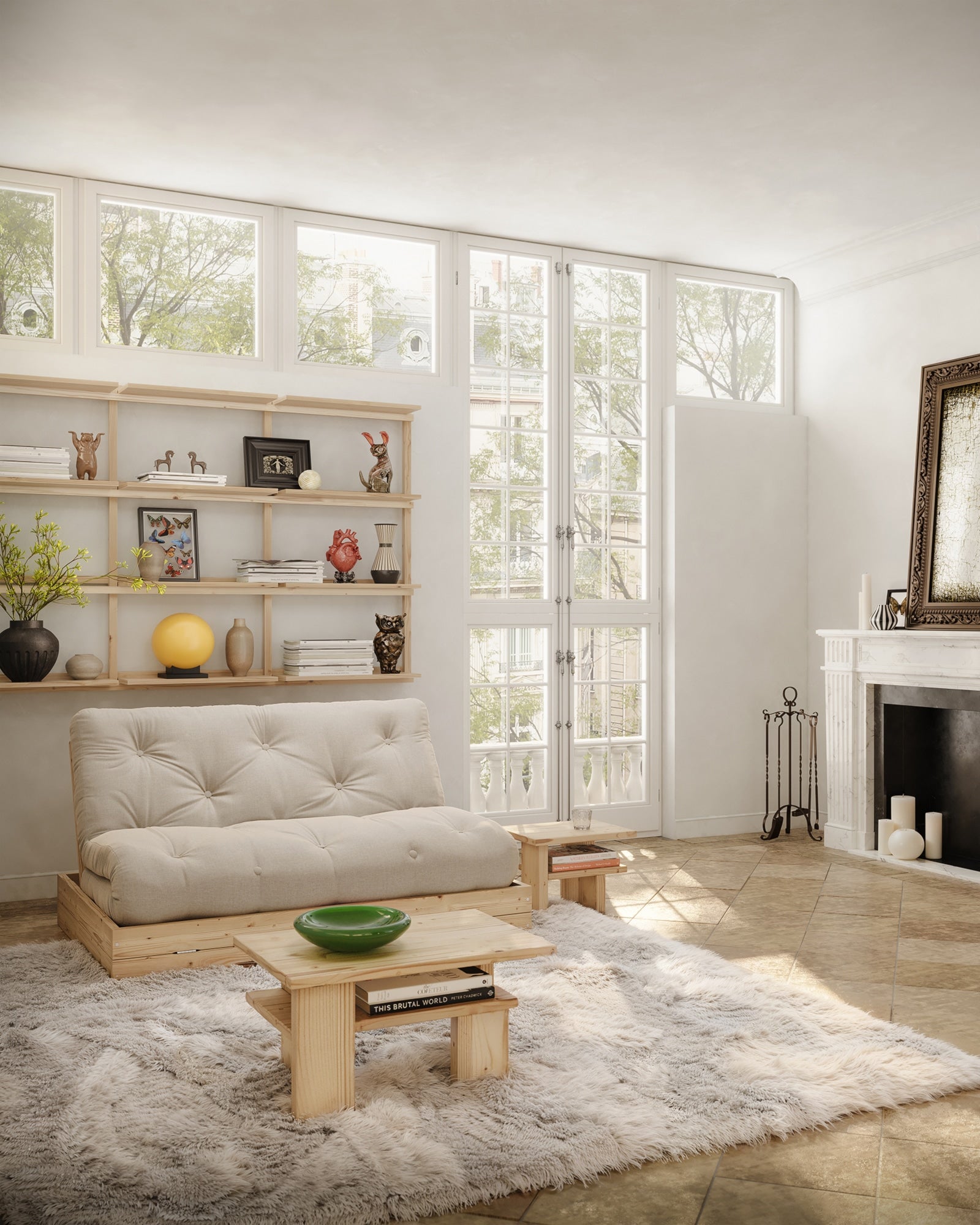 JAPAN COFFEE TABLE CAROB BROWN