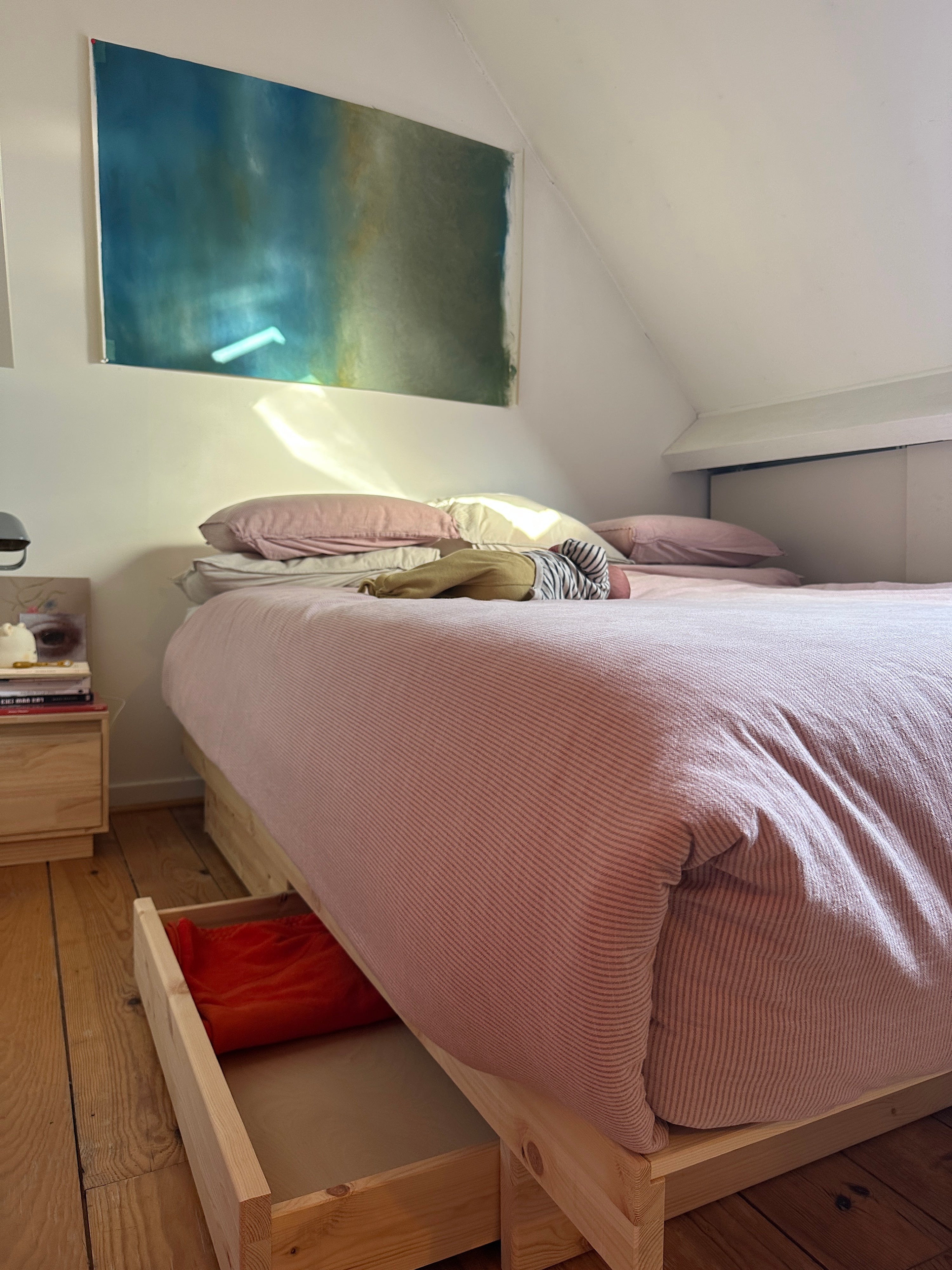 KANSO BED RAW 120 X 200