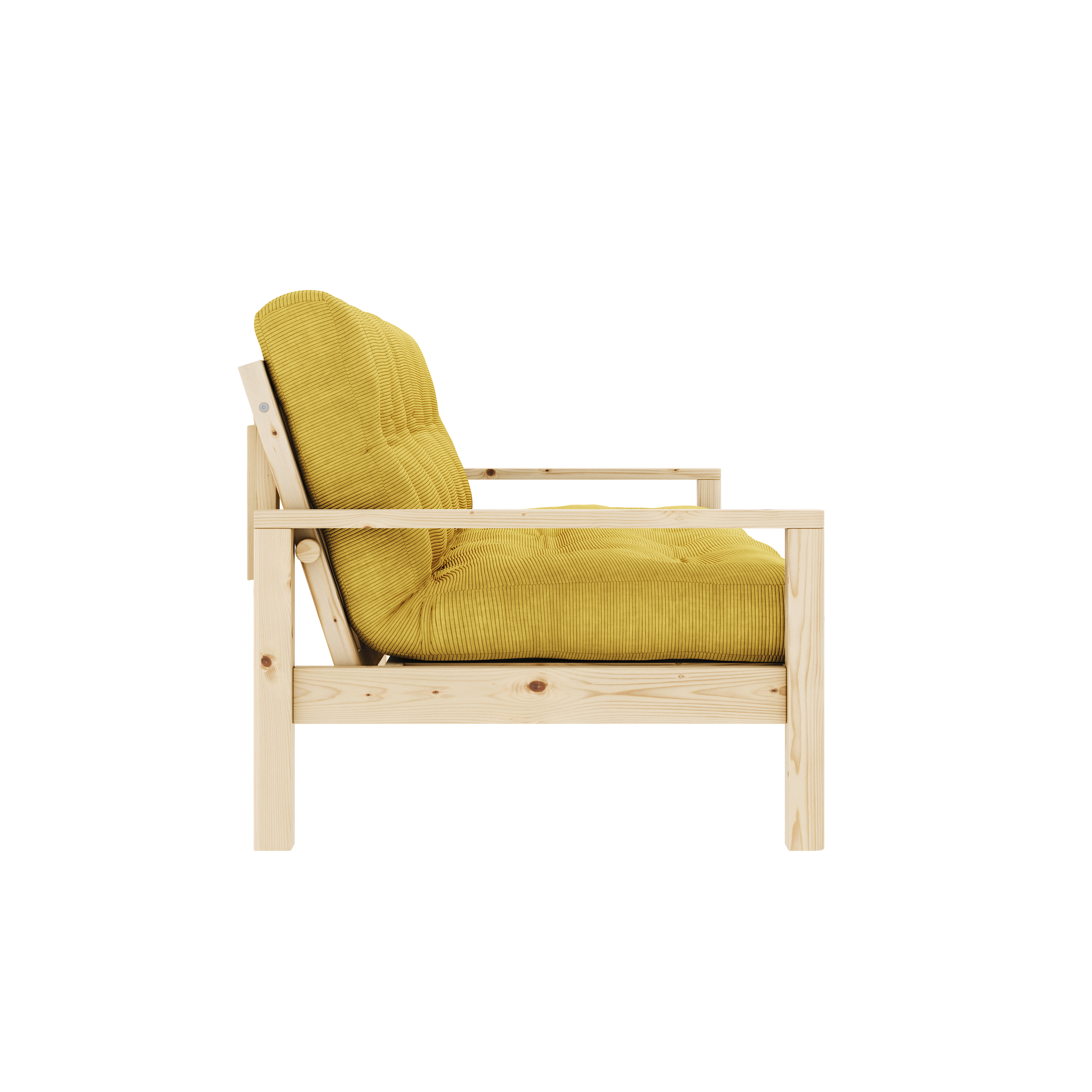 KNOB CLEAR LACQUERED W. 5-LAYER MIXED MATTRESS HONEY