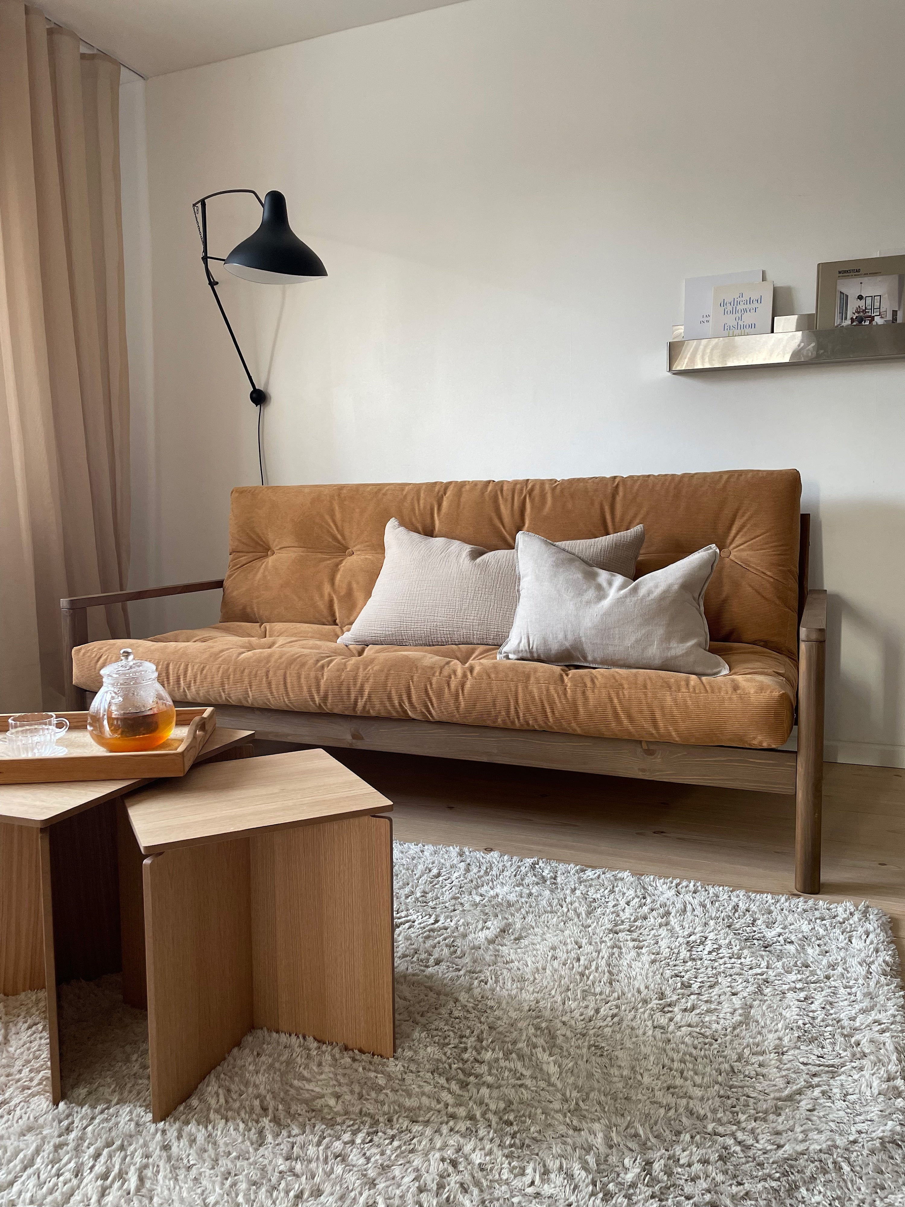 KNOB CAROB BROWN W. 5-LAYER MIXED MATTRESS HONEY