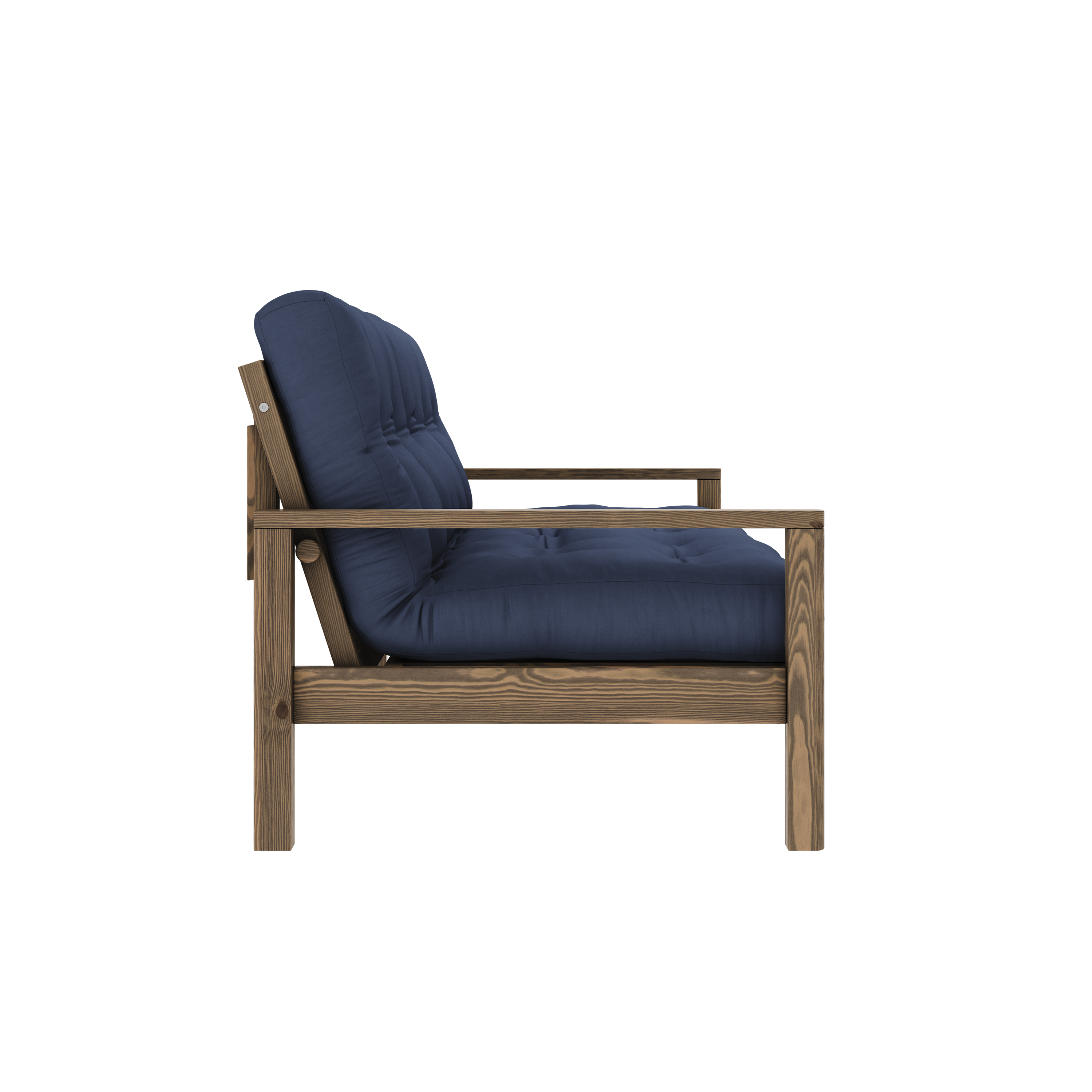 KNOB CAROB BROWN W. 5-LAYER MIXED MATTRESS NAVY